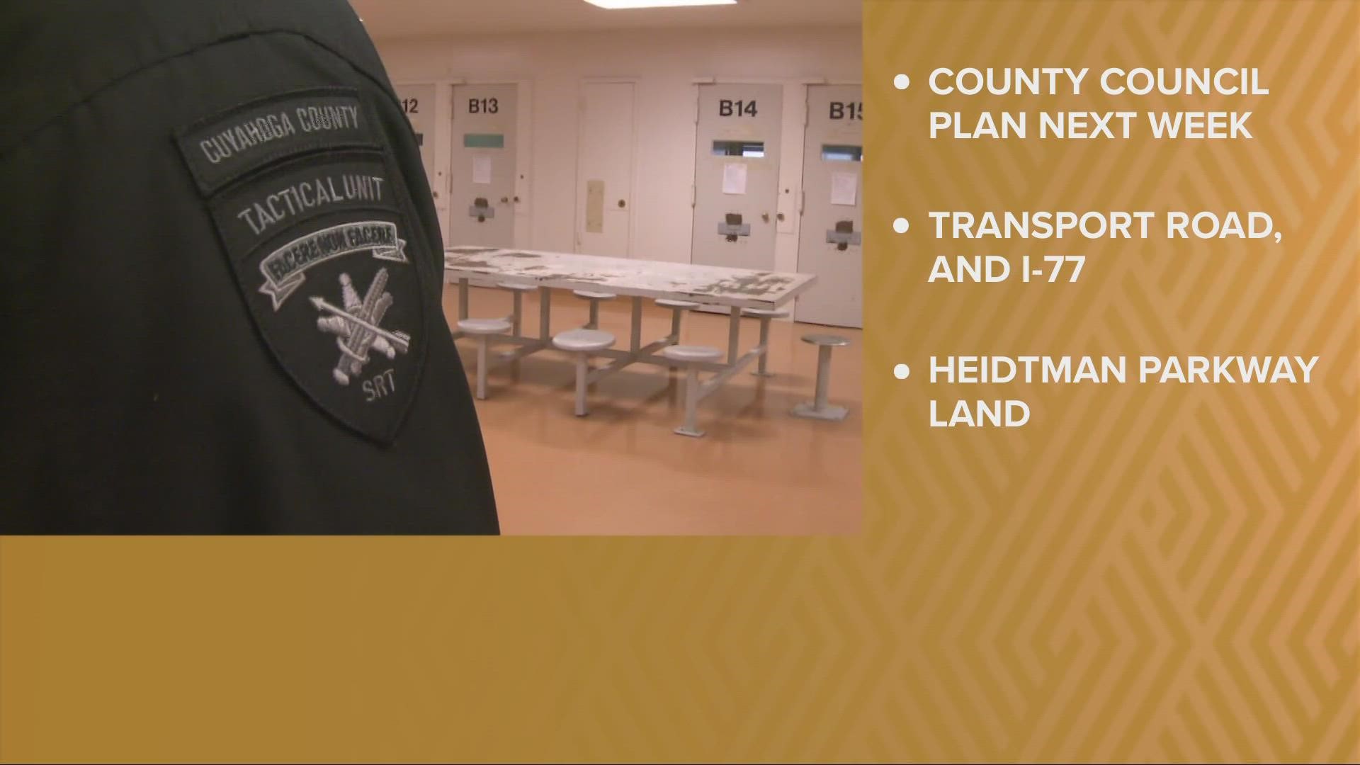 The proposed location for the new jail is at 2700 Transport Road in Cleveland. The proposal would extend the existing 0.25% percent sales tax beyond 2027.