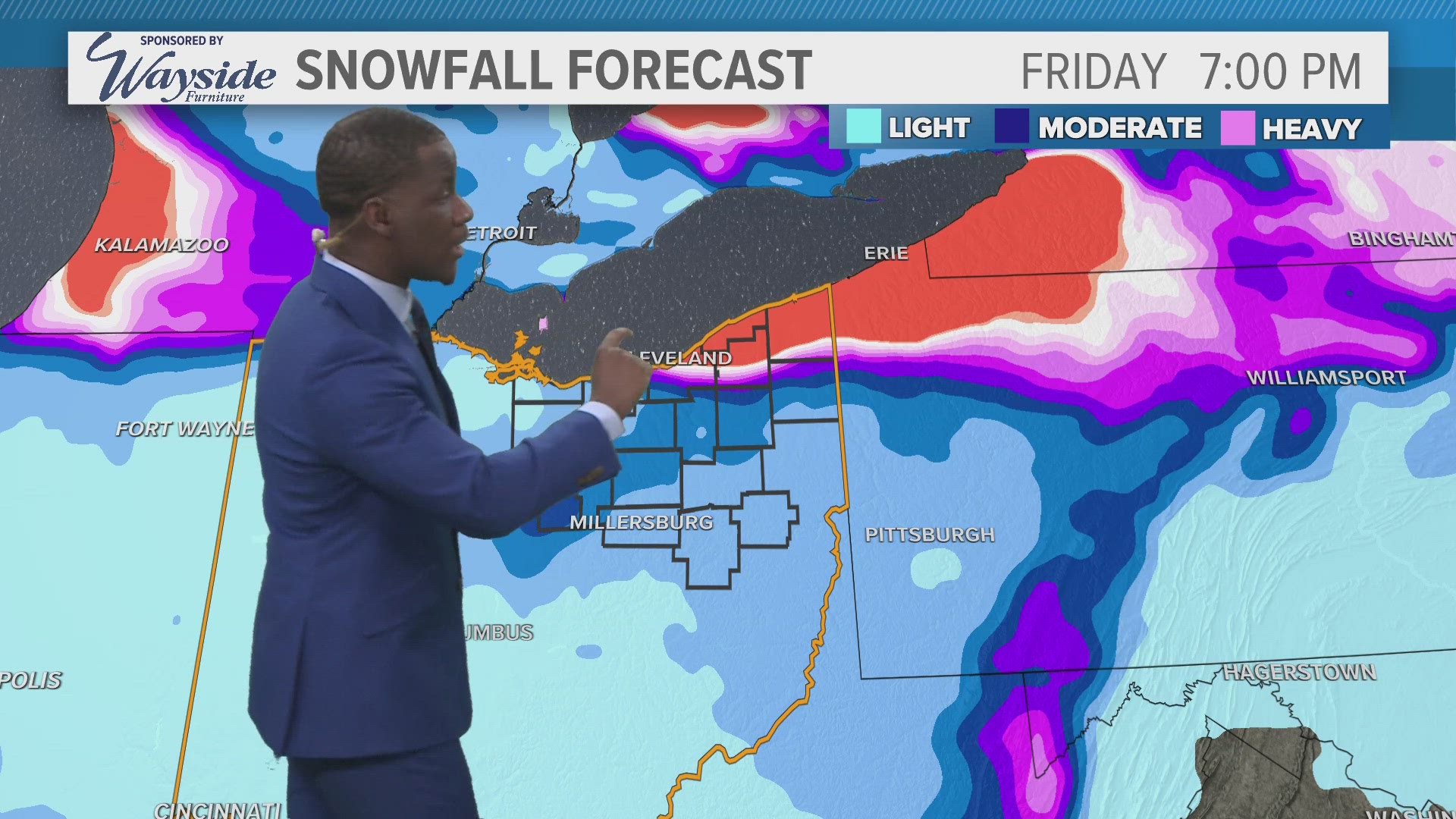 More snow is on the way... 3News' Anthony Copeland has the hour-by-hour details in his morning weather forecast for Wednesday, November 27, 2024.