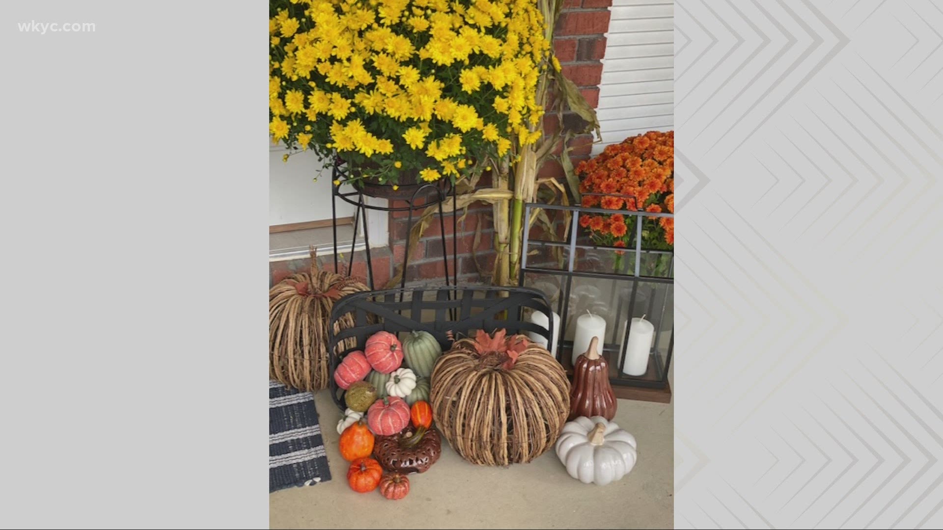 Fall is upon us! our friends over at Ashleigh Clark Interior Design show us how to make our porches festive and cozy this season.