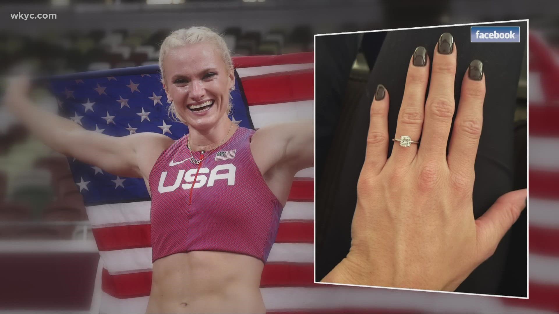 Katie Nageotte has quite a lot to be thankful for. Months after winning gold in Tokyo, she announced her engagement to longtime boyfriend Hugo Moon.