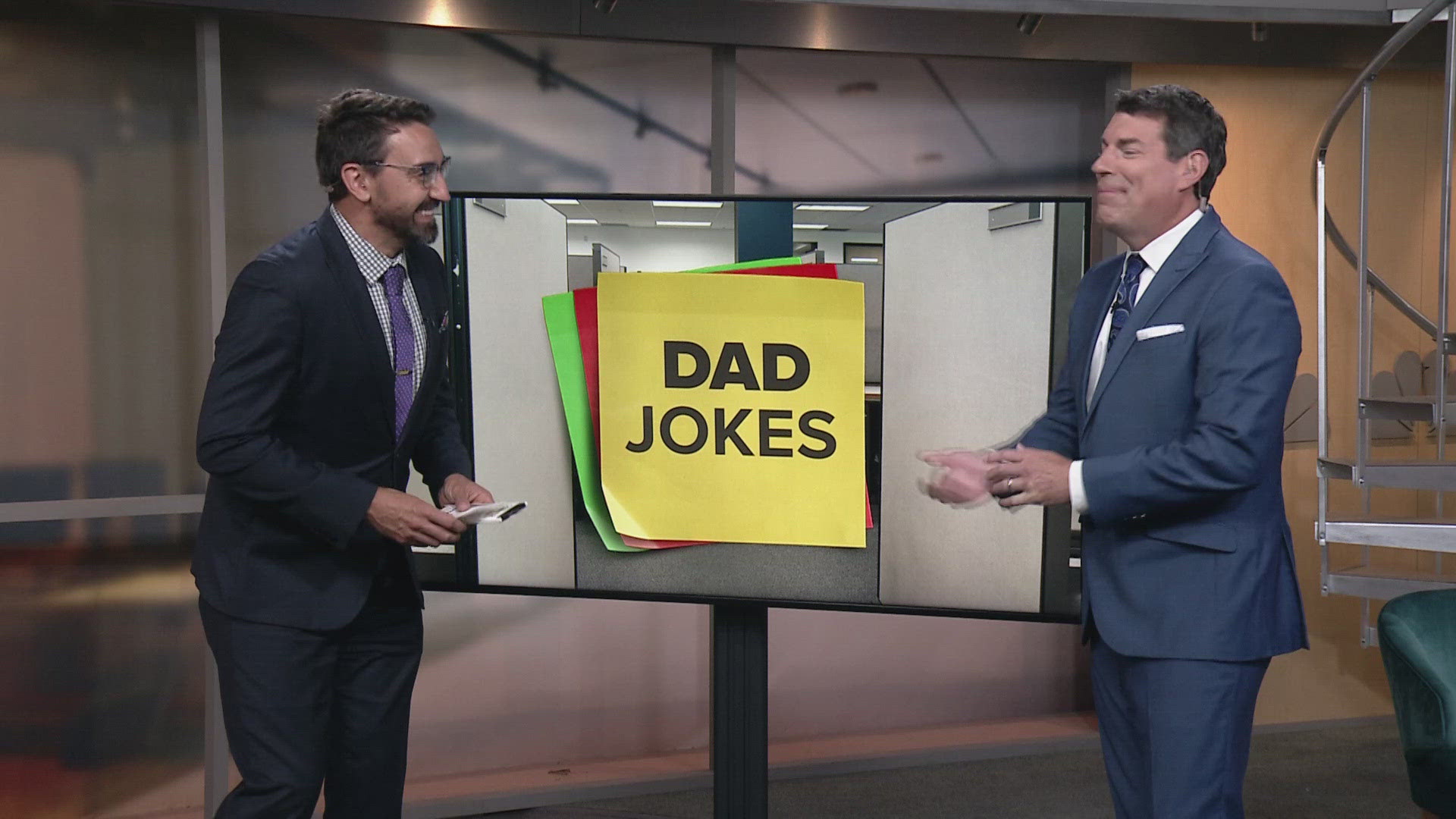 We're starting the work week with some laughs! It's time for dad jokes with Matt Wintz and Dave Chudowsky.