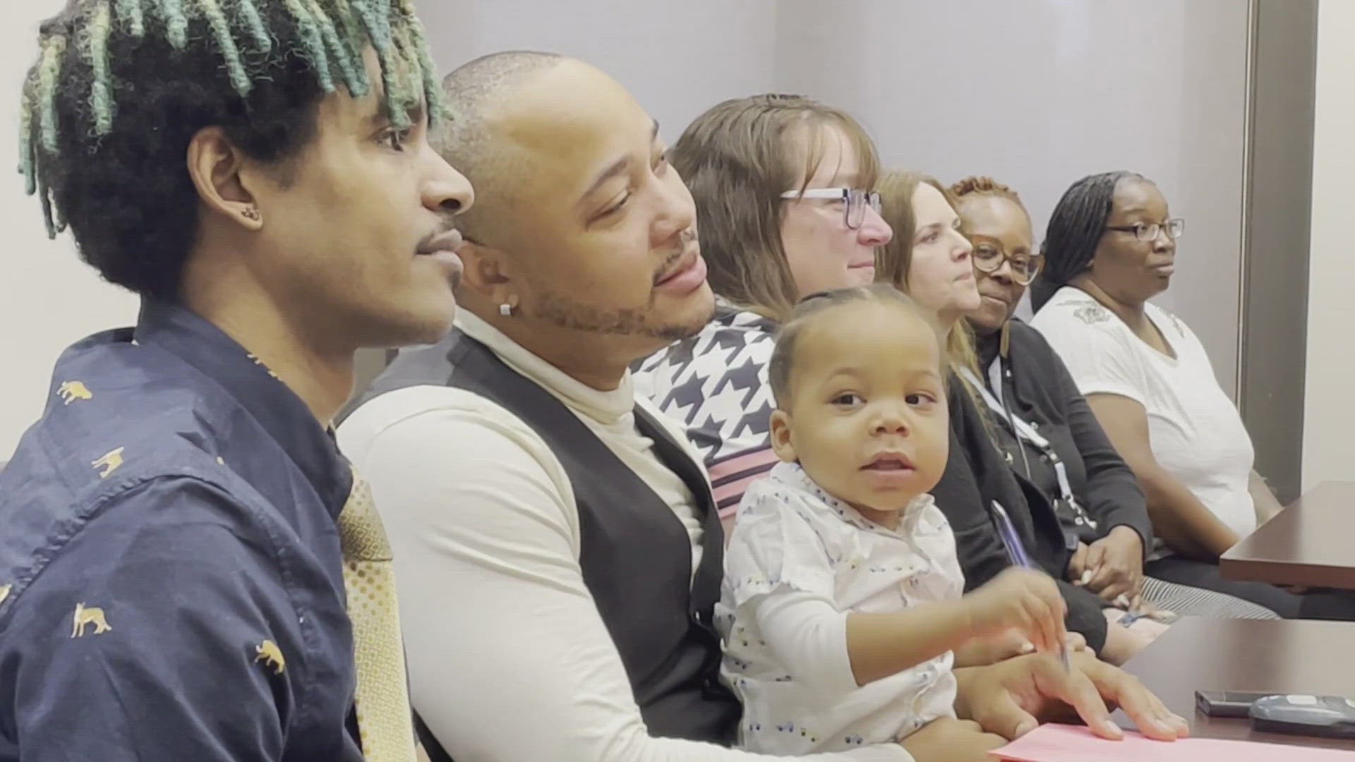 On a Friday morning in Cuyahoga County Probate Court, 2-year-old Zachar experienced the most important moment of his life: his adoption. Lindsay Buckingham reports.