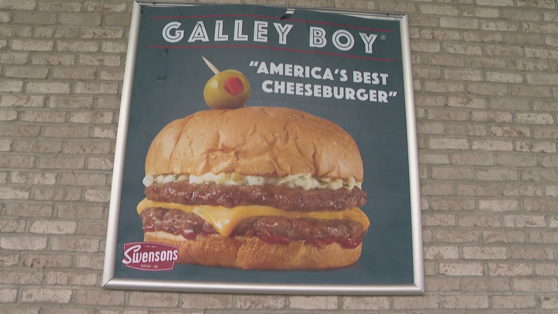 Swensons' Galley Boy is March's featured monthly burger at celebrity chef George Motz's New York City restaurant Hamburger America.