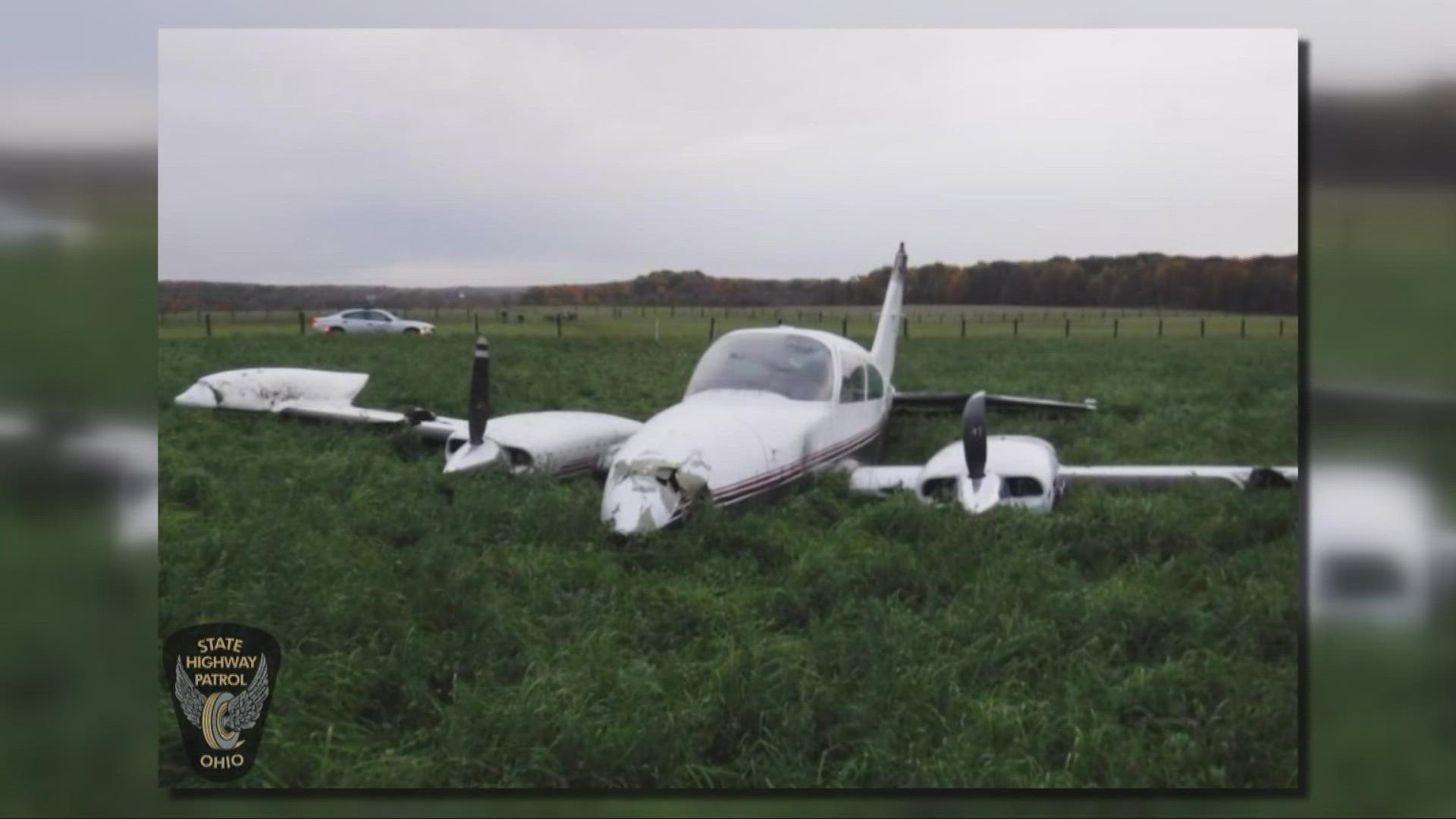 No one was injured in the crash. The aircraft was disabled and several fences on the property were destroyed as a result of the landing.