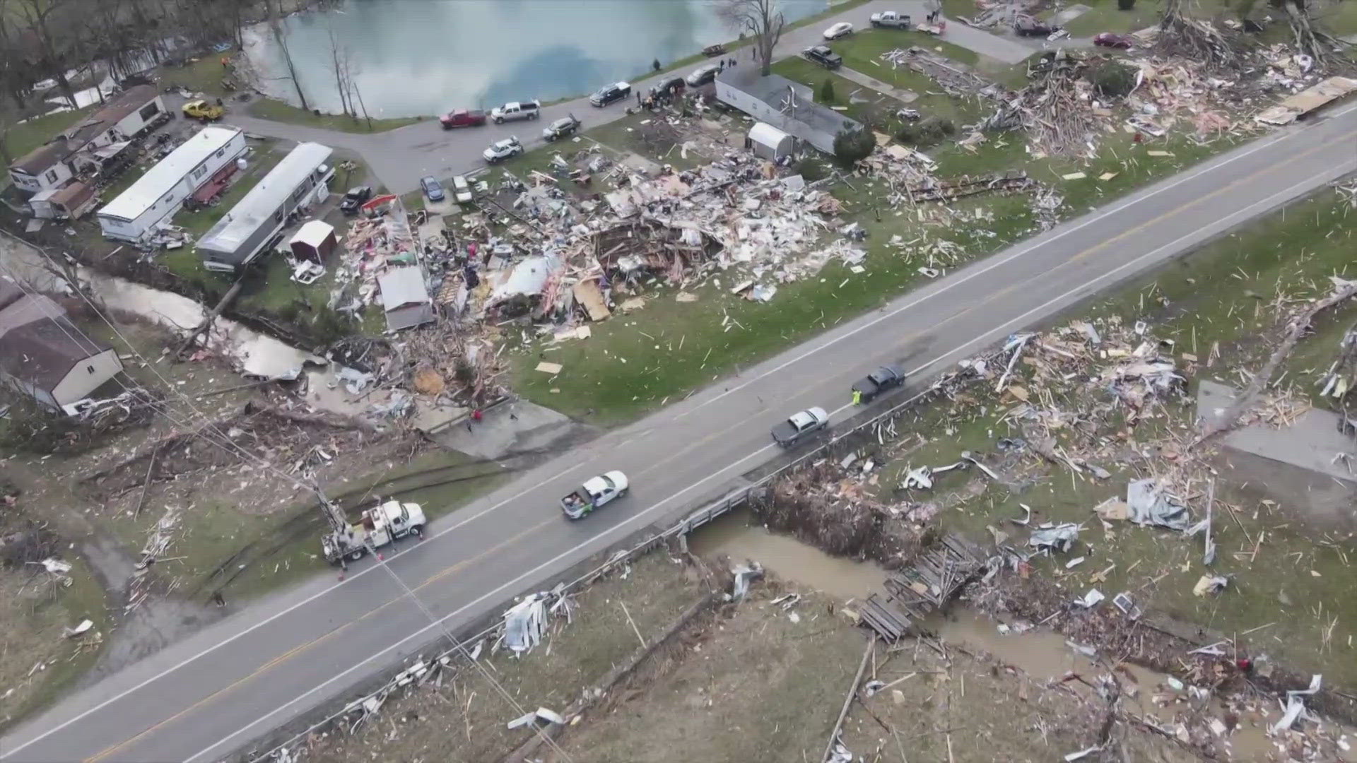 The NWS said the tornado was on the ground for more than 45 minutes, started in Auglaize County and ended in Logan County, with wind speeds reaching 155 mph.