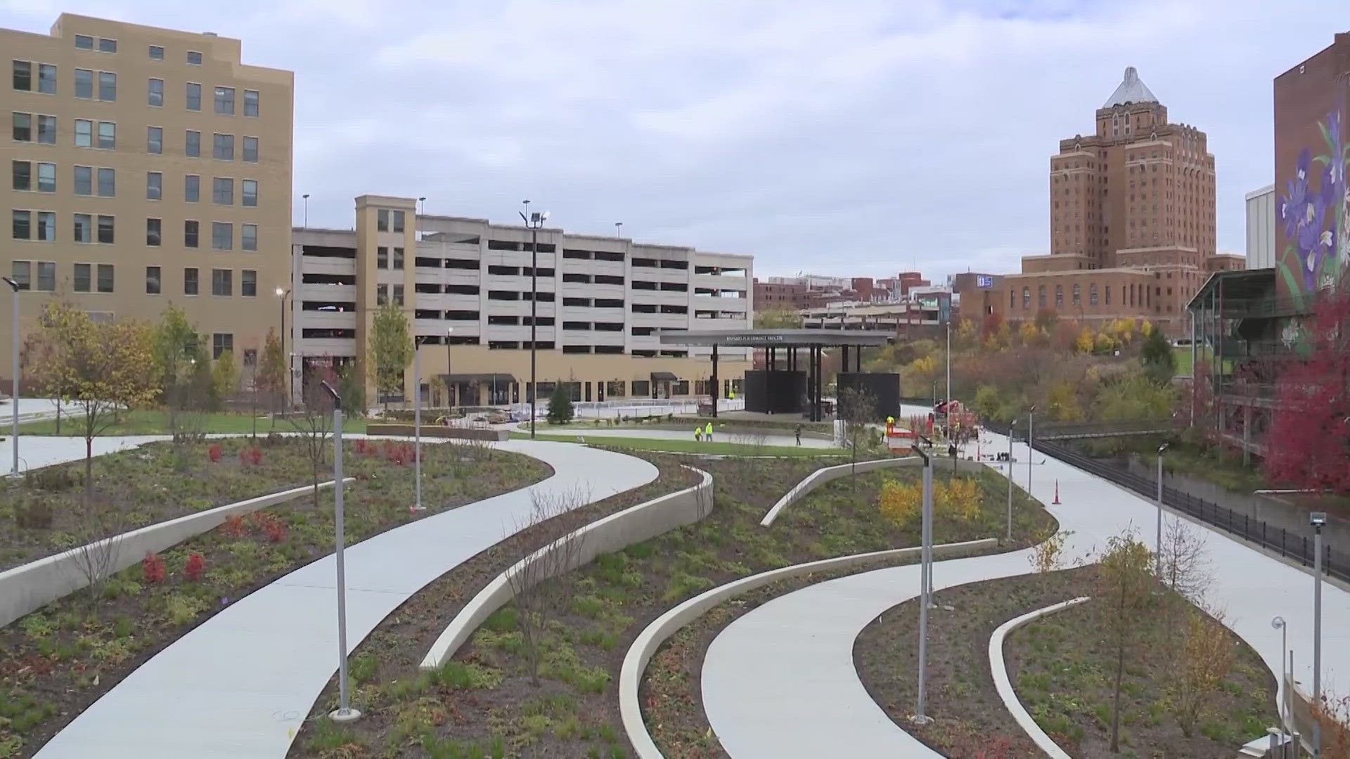 The grand reopening celebration for downtown Akron's Lock 3 will take place on Friday, Nov. 29. The redevelopment of the park cost $17 million.