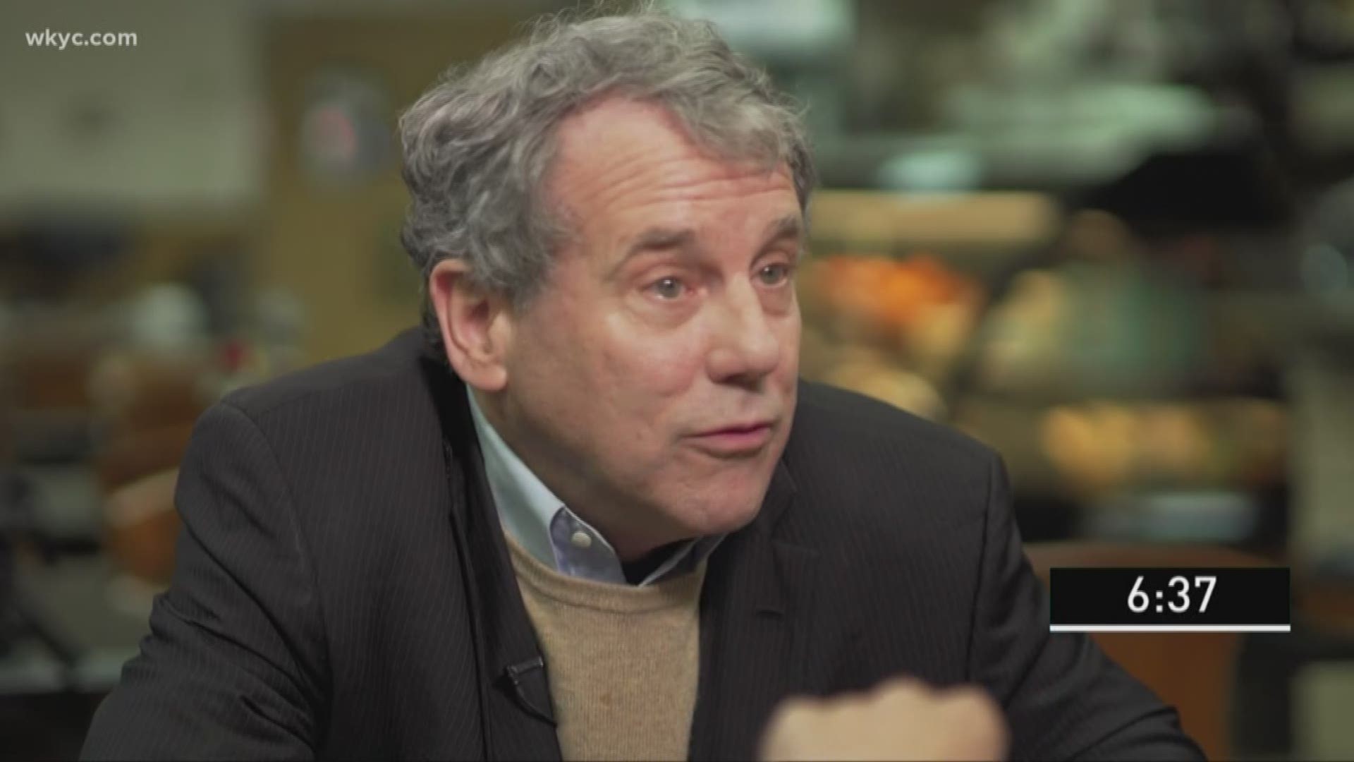 Russ Mitchell sits down with Sen. Sherrod Brown to discuss a range of topics, from a presidential run to President Trump.