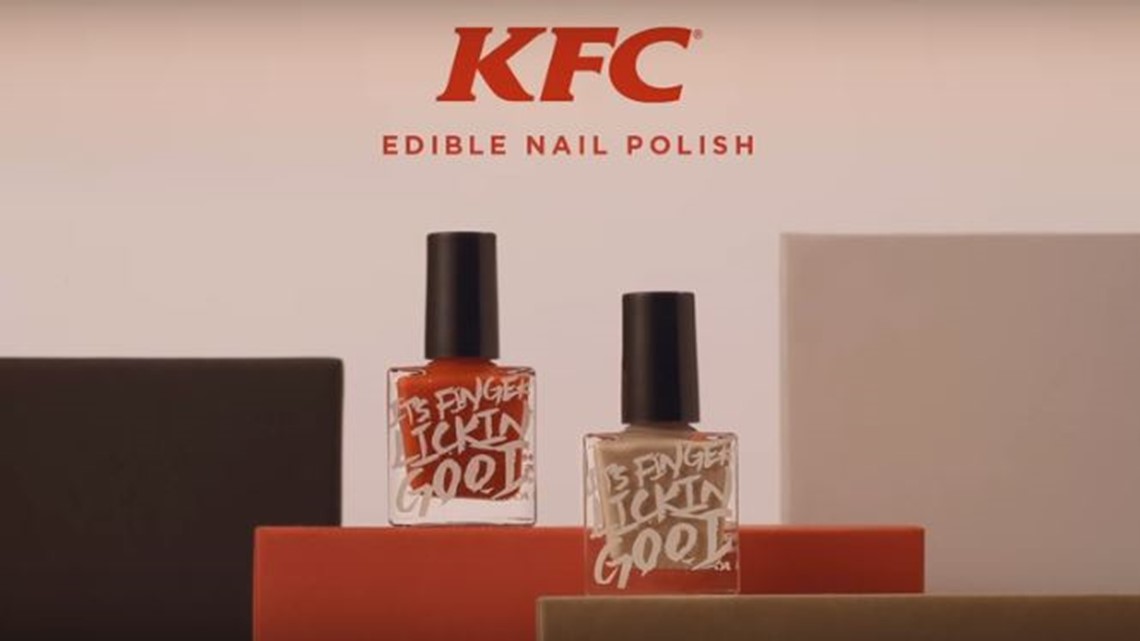 Kfc Launches Edible Chicken Flavored Nail Polish 4085