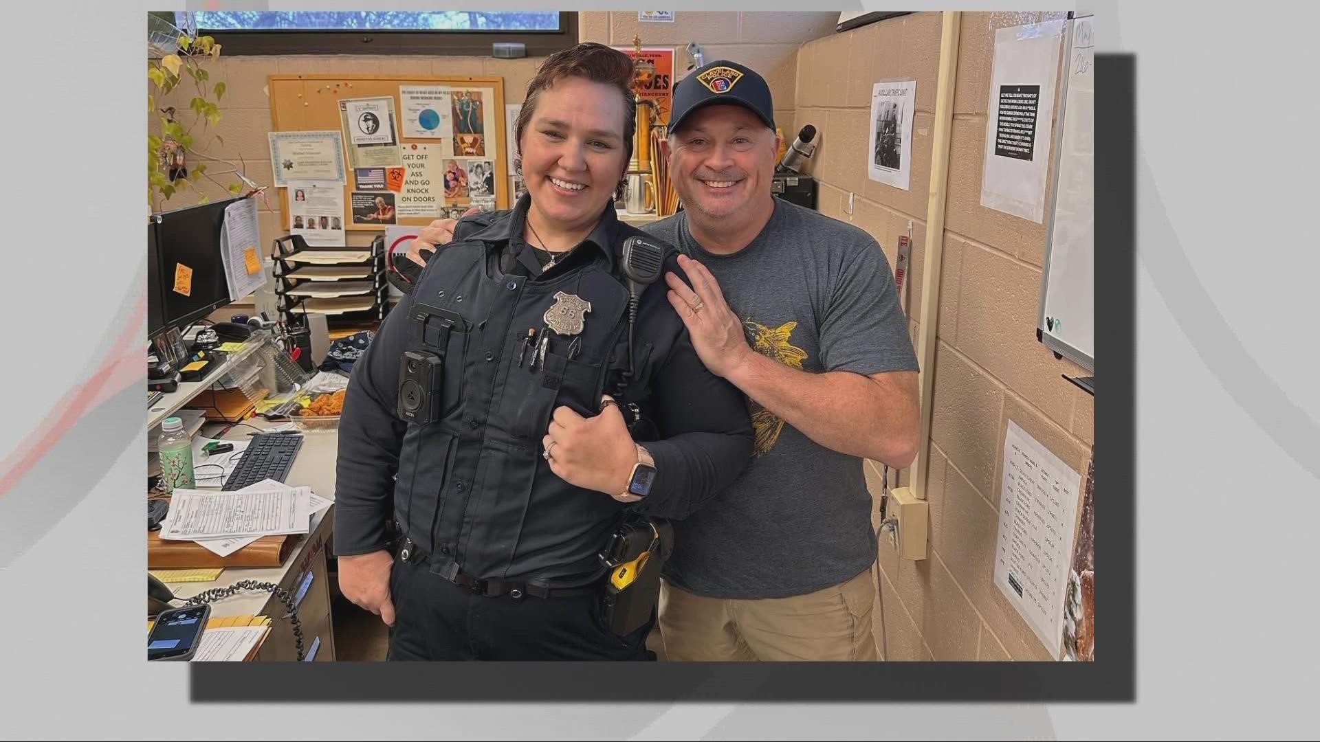 Officer Vickie Przybylski has been fighting cancer for the last 13 months.