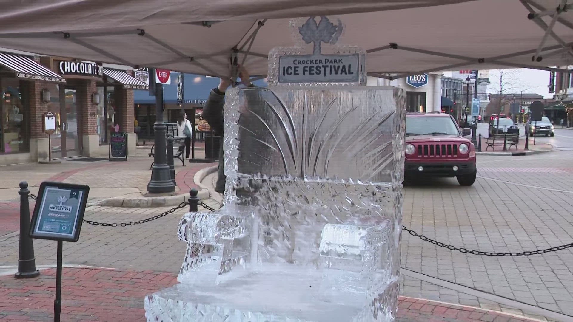 Crocker Park and The Farmpark are hosting ice festivals this weekend.