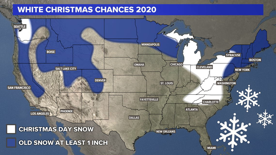 White Christmas 2020 Who has the best chance this year?