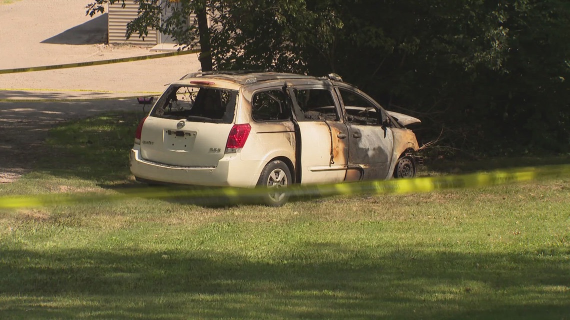 1 dead, 2 in custody after shooting in Valley View leads to fiery crash