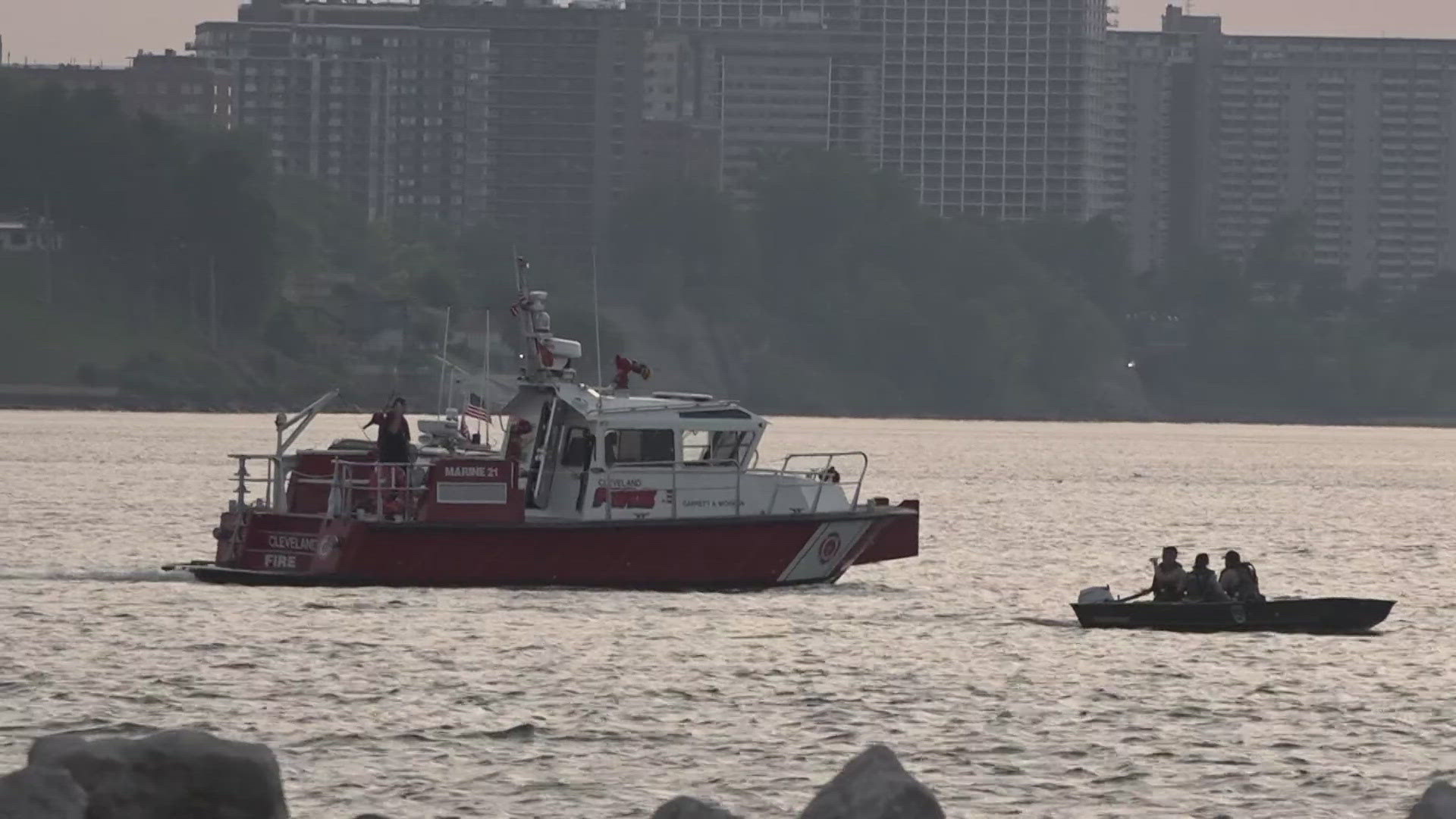 According to officials, the victim went into the water to cool off on a hot day, but could not get back to shore.