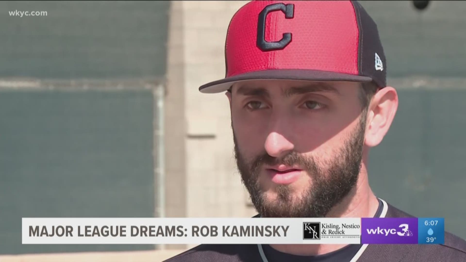 WKYC's Betsy Kling caught up with Rob Kaminsky during his first big league camp.
