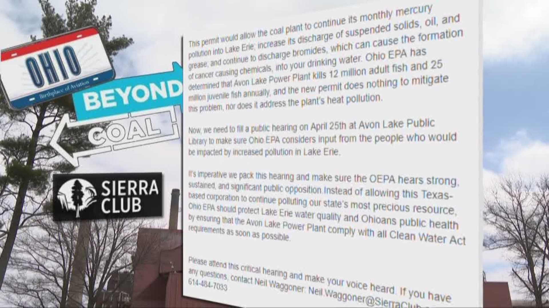 Facebook post stirs up new fears about Coal burning plant in Avon Lake