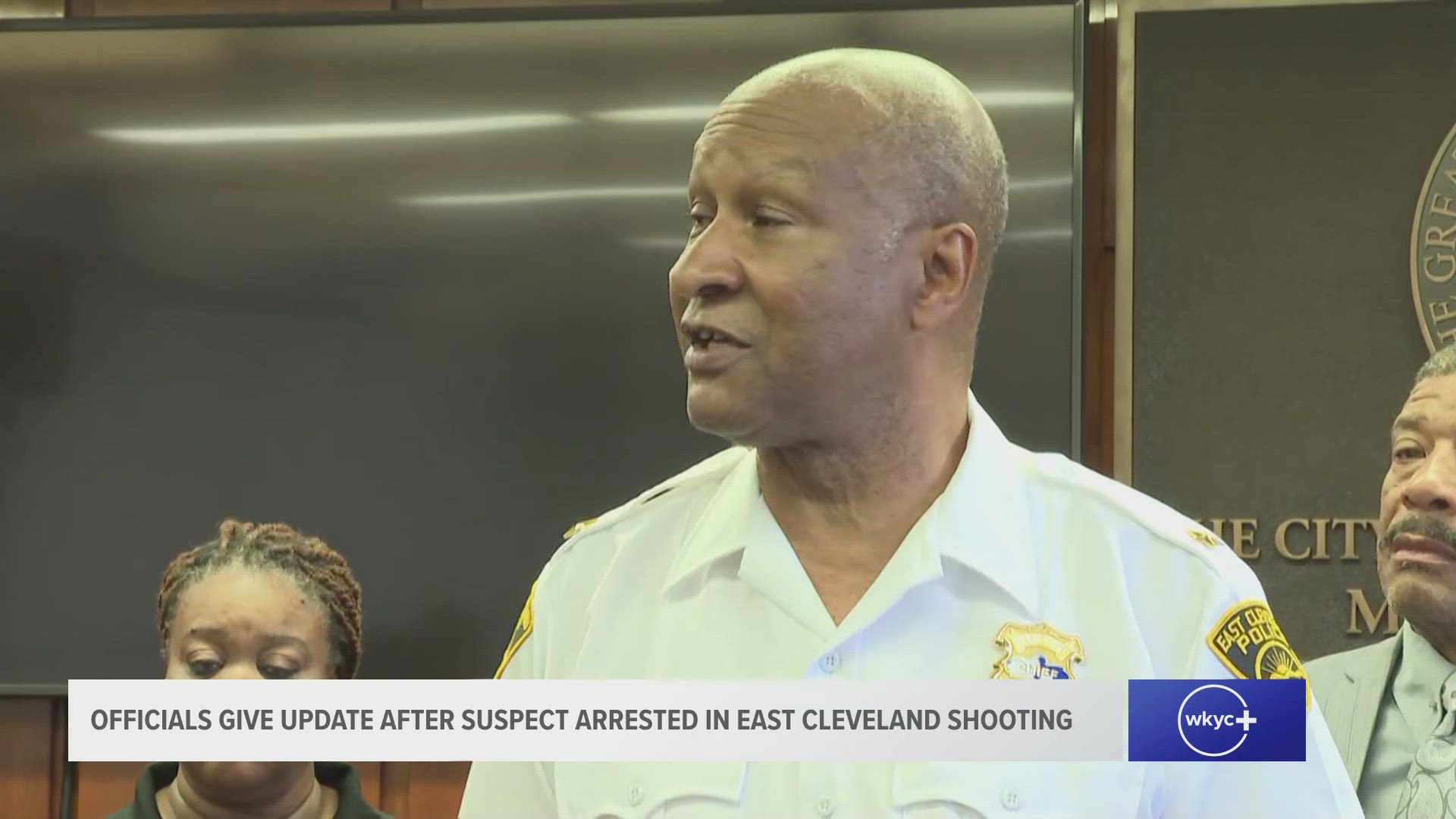 East Cleveland Police Chief said the officers are recovering at a hospital and are in stable condition.