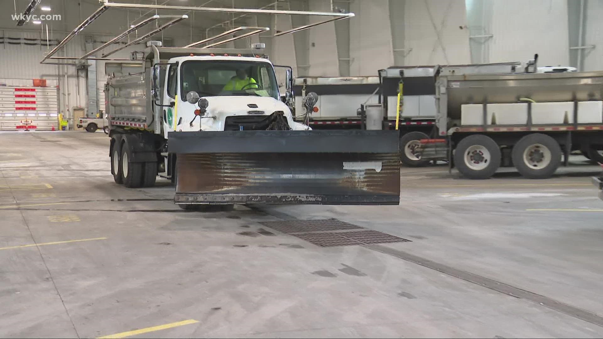 After a day of wind and cold, the snow is coming.
And road crews say they are ready.