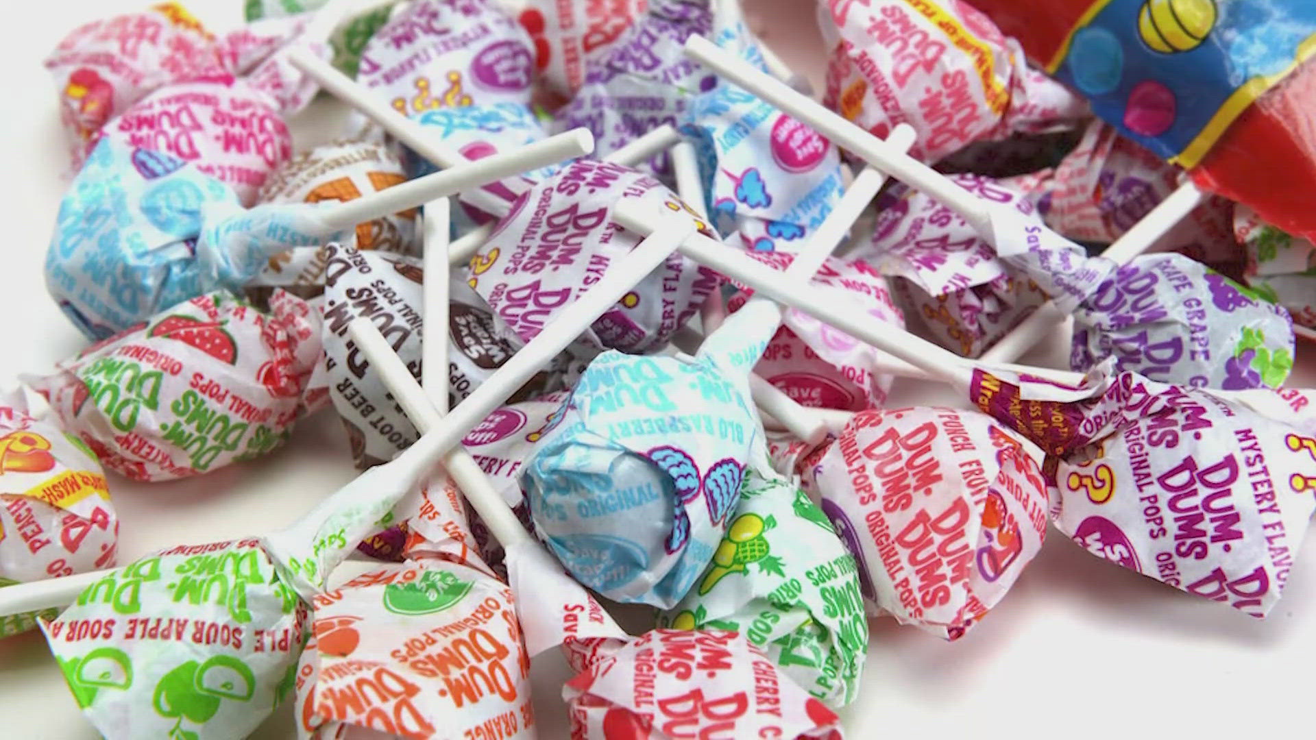 Spangler makes other iconic American candy, including Necco Wafers, Circus Peanuts, Bit-O-Honey, and Sweethearts. But the Dum-Dum is their flagship product.