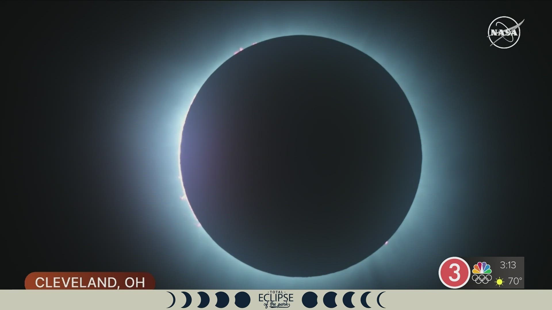 What an amazing sight! The 3News team watched it live with you during our "Total Eclipse of the Park" show.