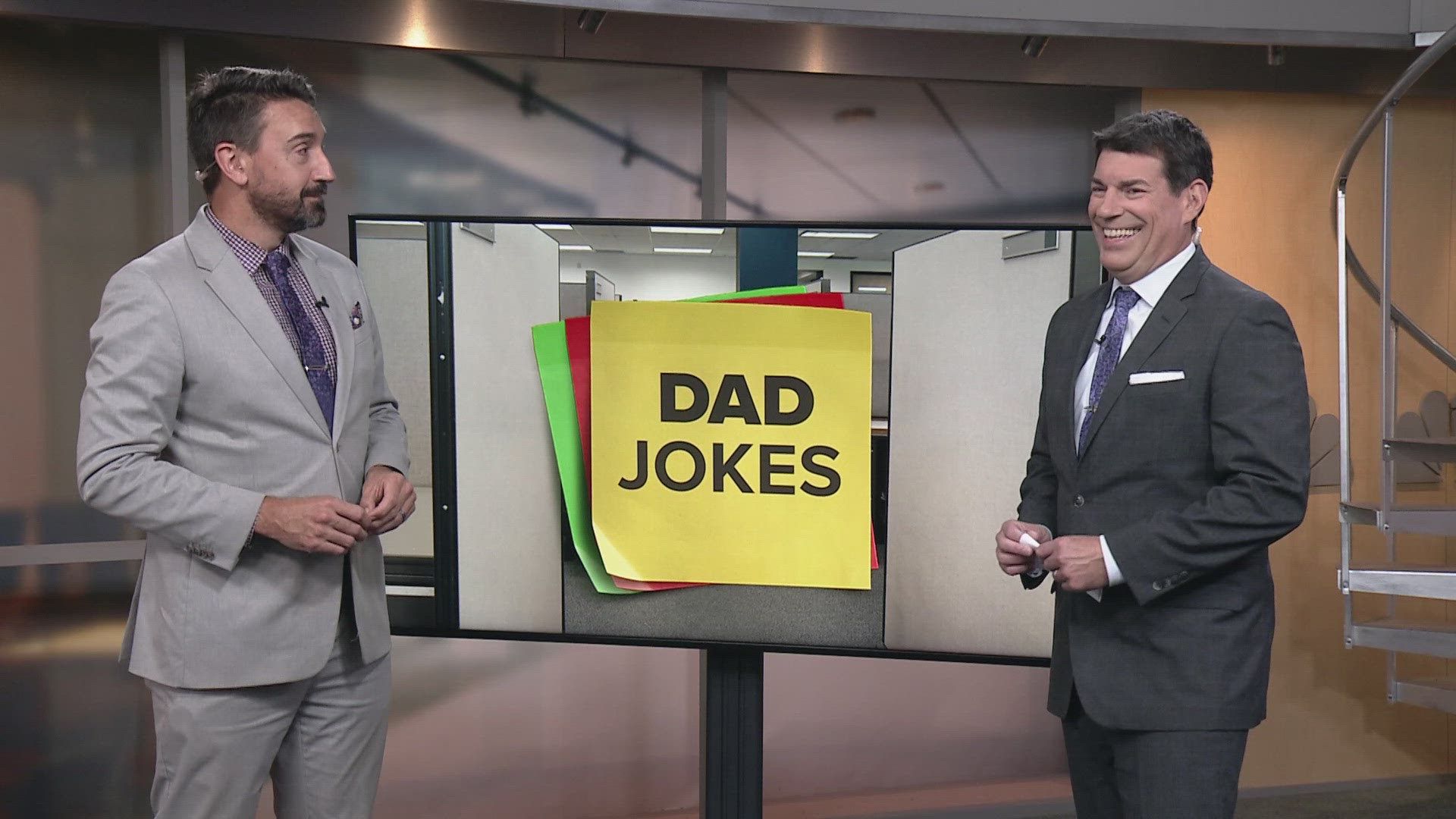 Why should you never reveal secrets at a bank? Watch to see the punch line in this edition of dad jokes with 3News' Matt Wintz and Dave Chudowsky at WKYC Studios.