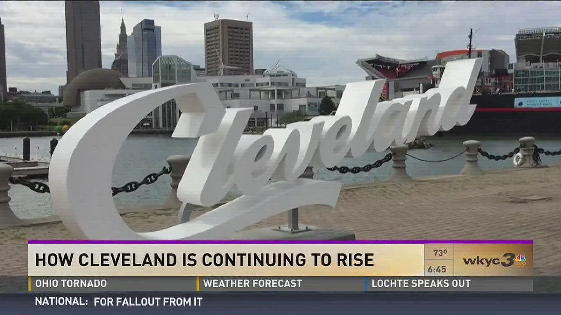 The City of Cleveland continues to rise and prosper along the shores of Lake Erie
