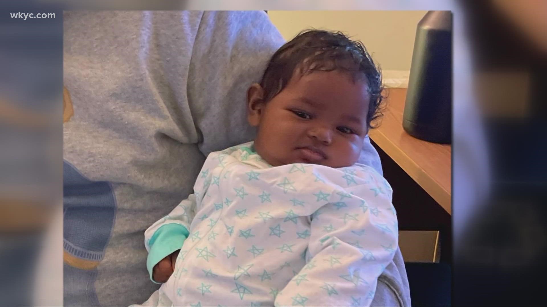 The baby girl is still with the same foster family she was placed in after police found her in July. DNA testing is helping to identify her parents.