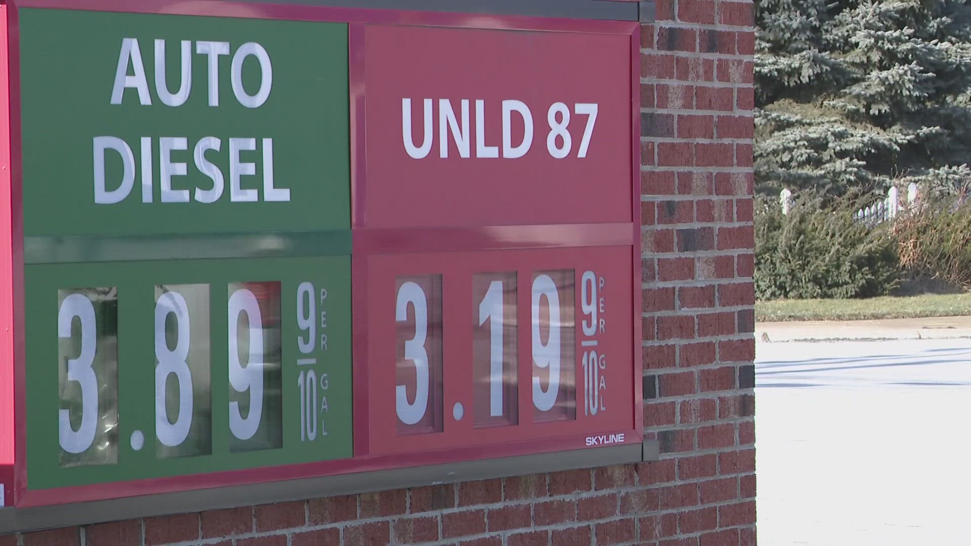 The average price is now listed at $3.09 in Akron and $3.07 in Cleveland, according to GasBuddy.