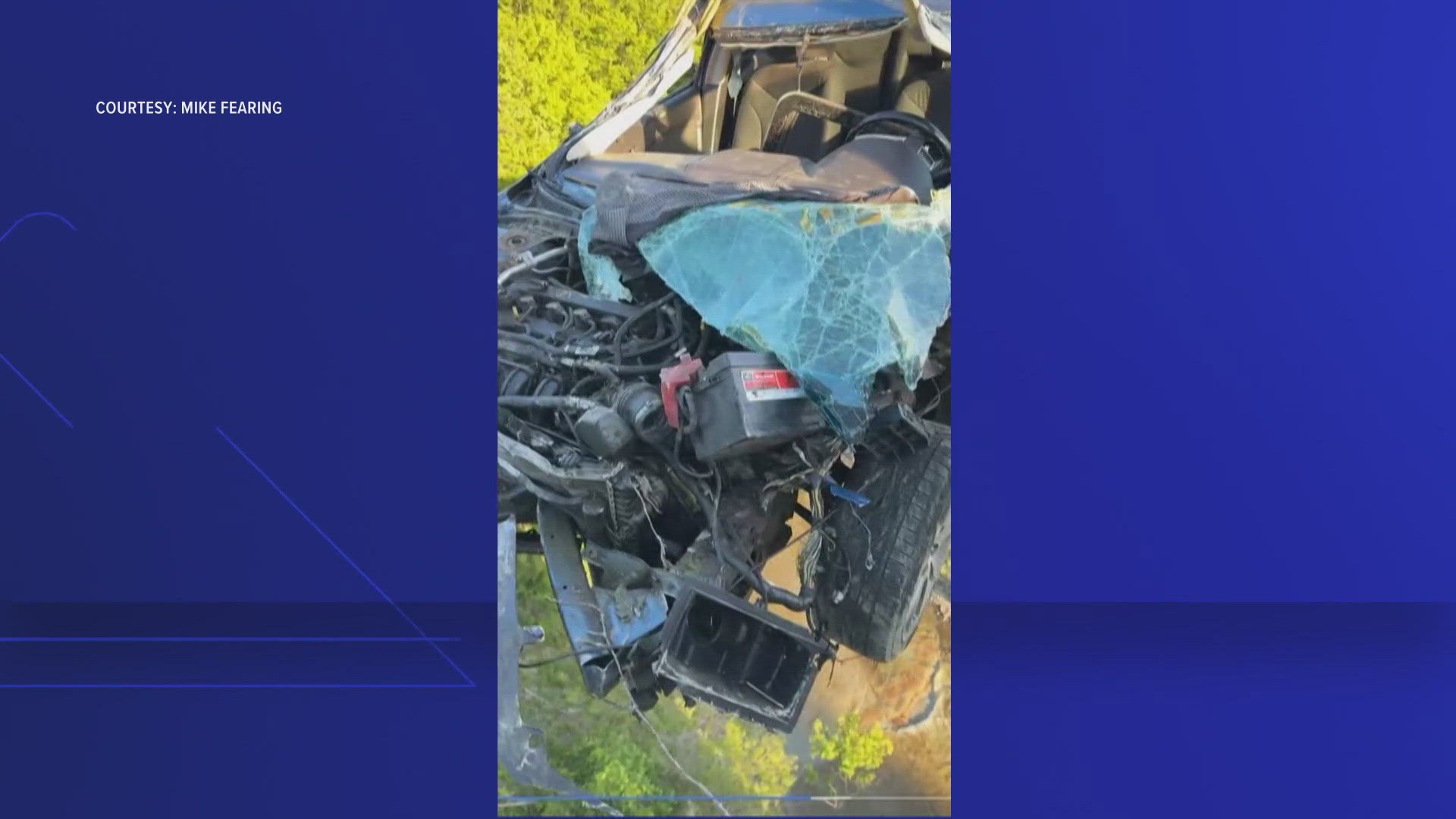 The driver of the vehicle was airlifted to MetroHealth Medical Center in Cleveland. There is no word yet on her condition.
