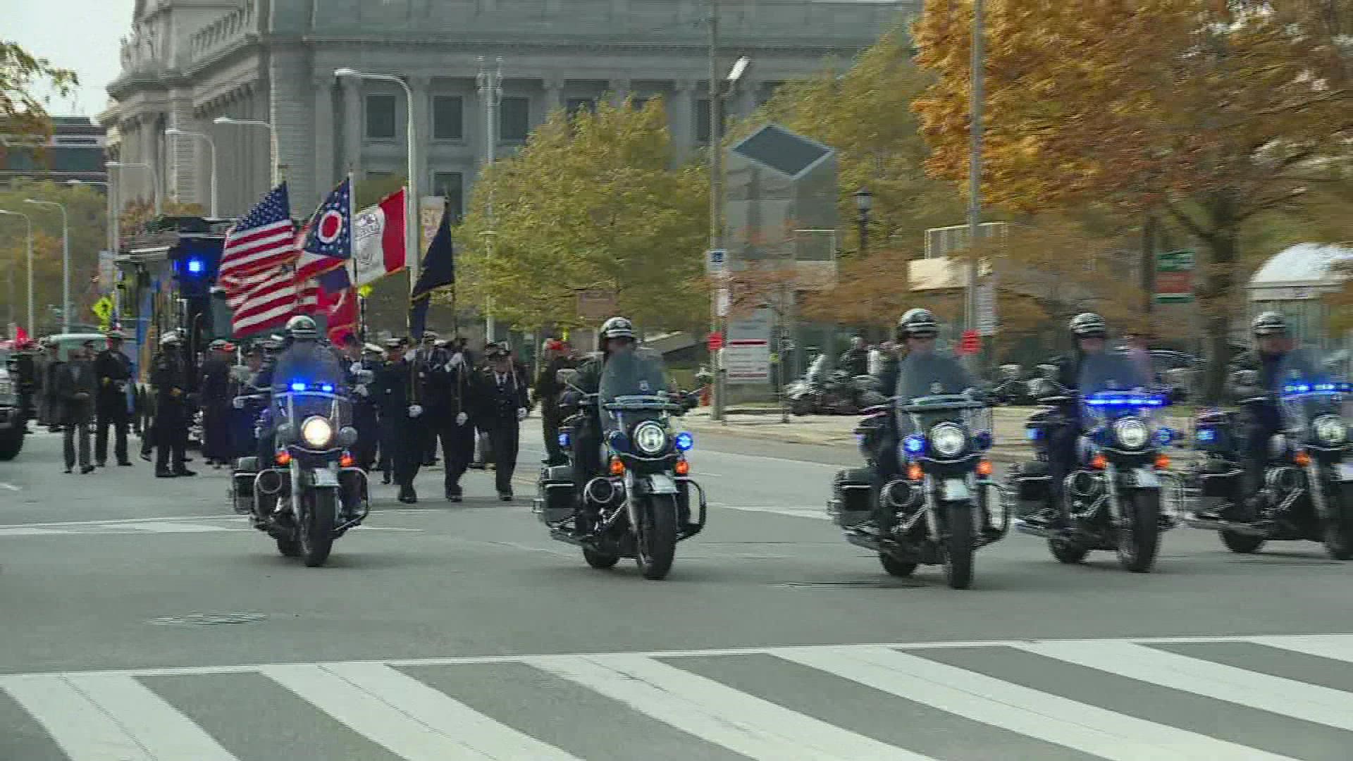 The 11th annual parade is marching through the streets of downtown Cleveland this afternoon.