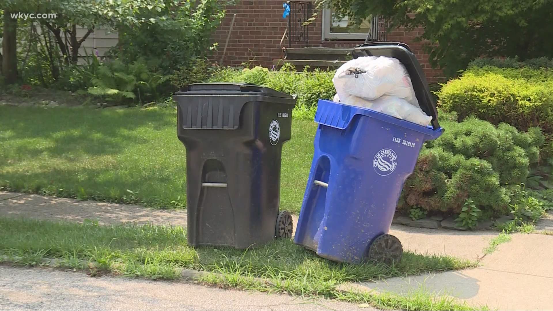 The city of Cleveland is working on a recycling plan for residents. There hasn't been one for more than a year.