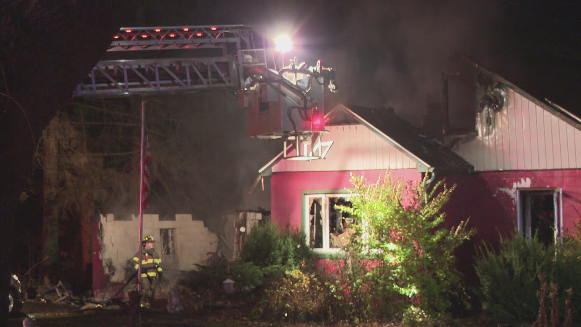 ​Chardon Fire Chief Justin Geiss said one resident escaped the home and called 911 from a neighbor's house to report the fire.