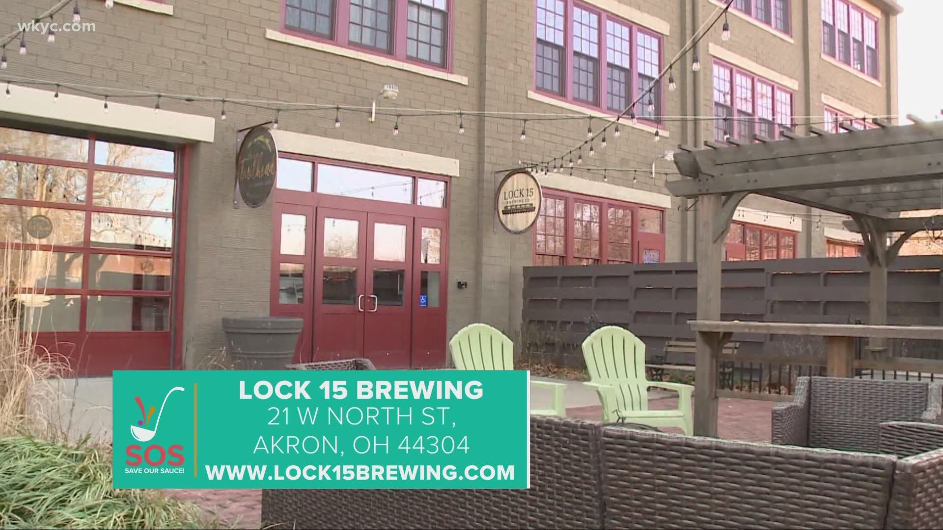 We're highlighting Lock 15 Brewing Co. in Akron as the 'Save Our Sauce' campaign in support of Northeast Ohio restaurants continues.