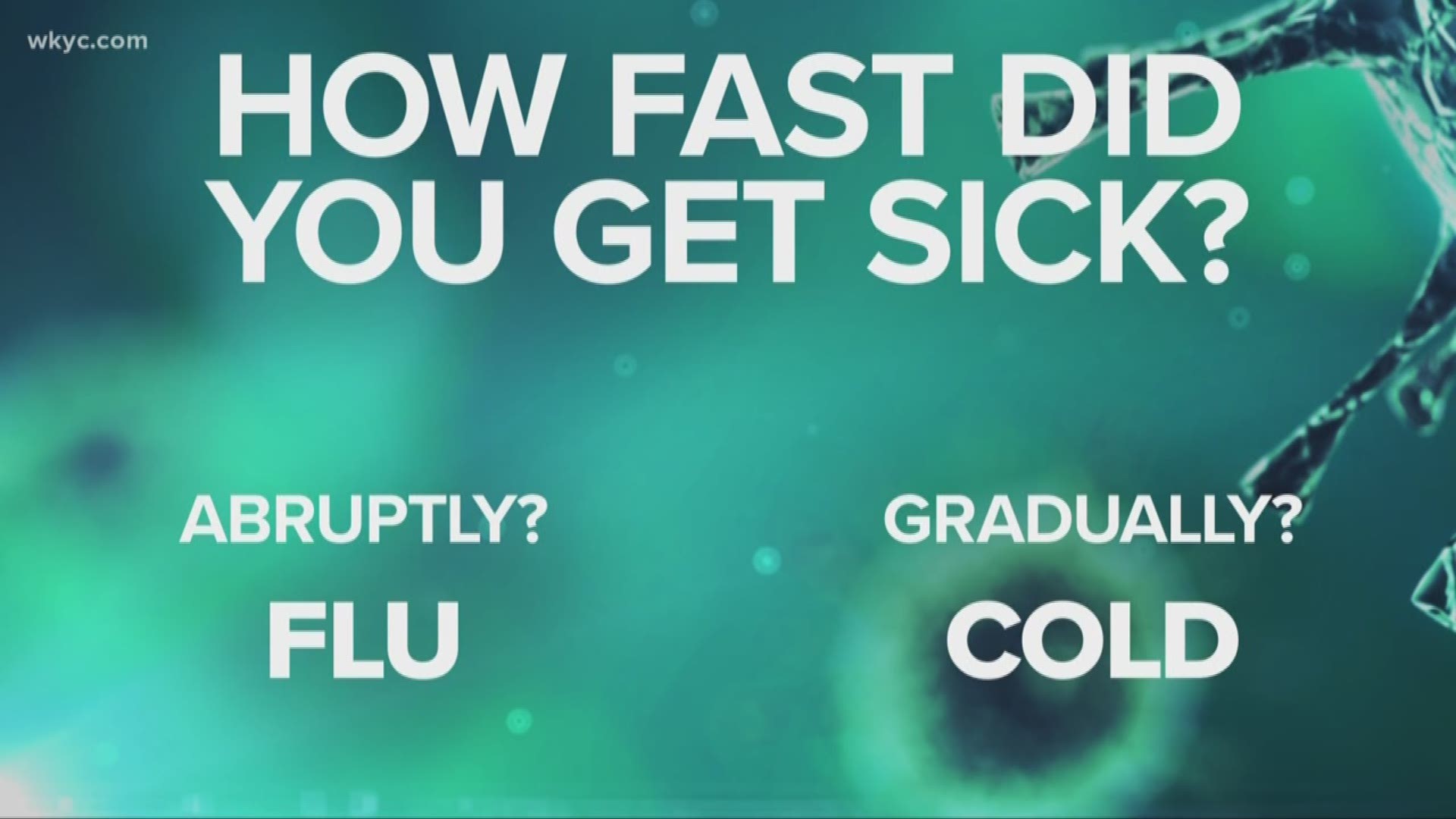 Jan. 10, 2019: Is it the cold or the flu? Here is how you can tell the difference between the two.