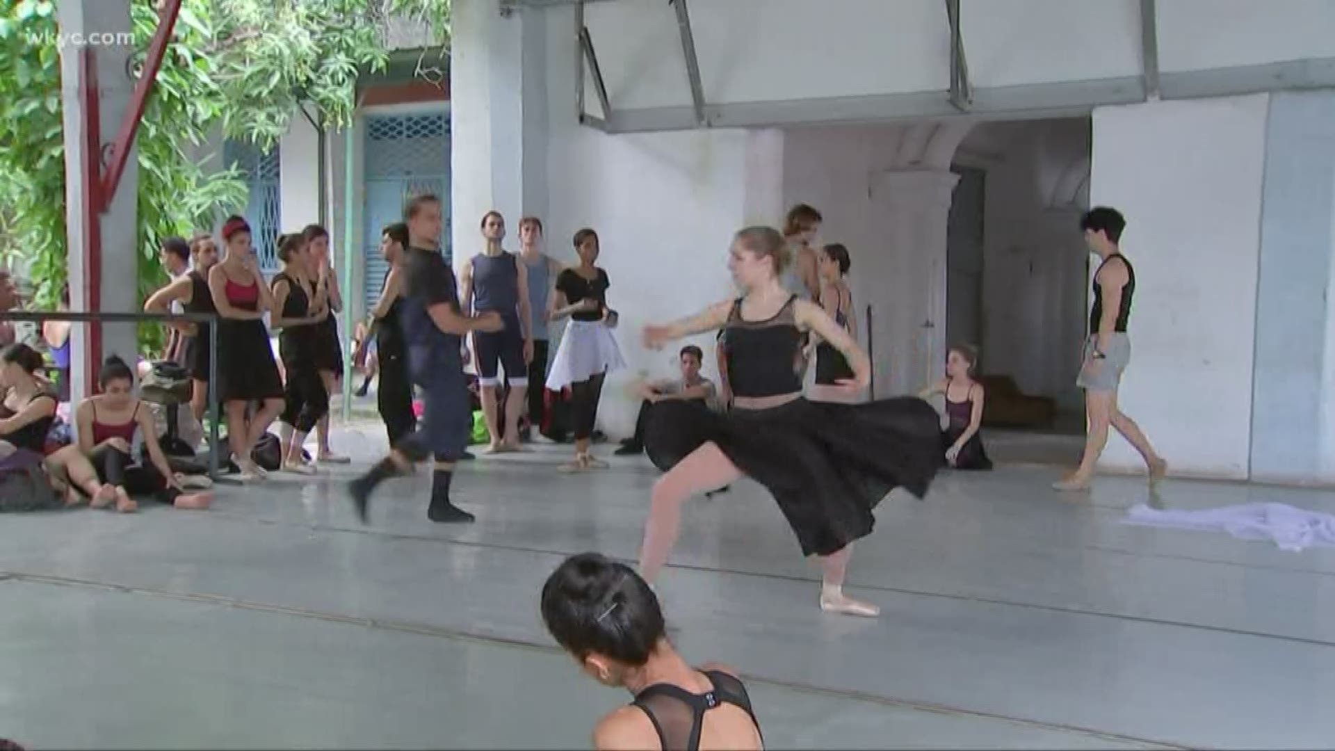 The "Verb Ballets" company is based in Shaker Heights. They have just returned from Havana, Cuba after a special performance of "Romeo and Juliet."