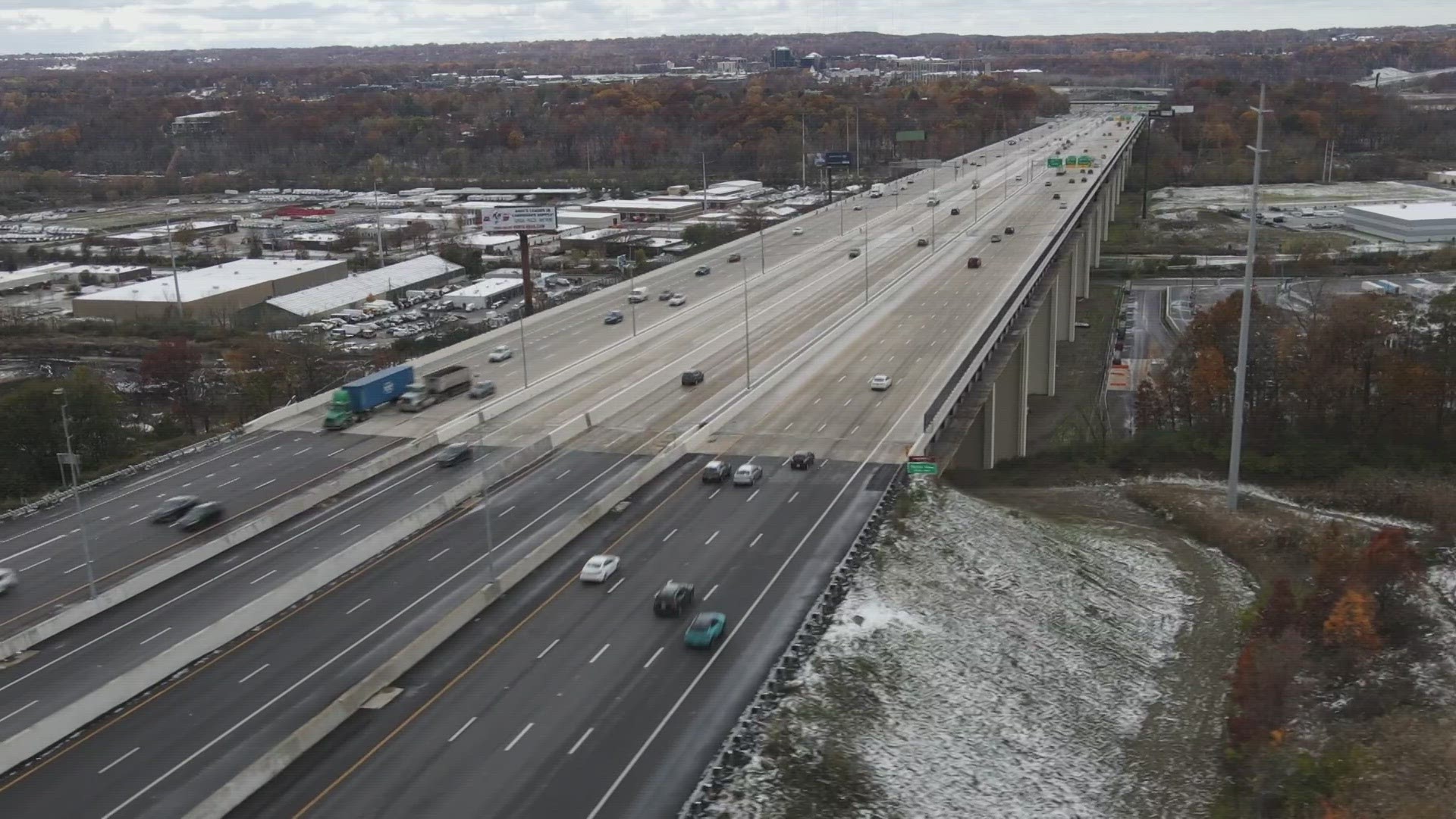 The man, whom we have chosen not to name, was driving on the Valley View Bridge when he says someone in another car rolled down their window and shot at him.