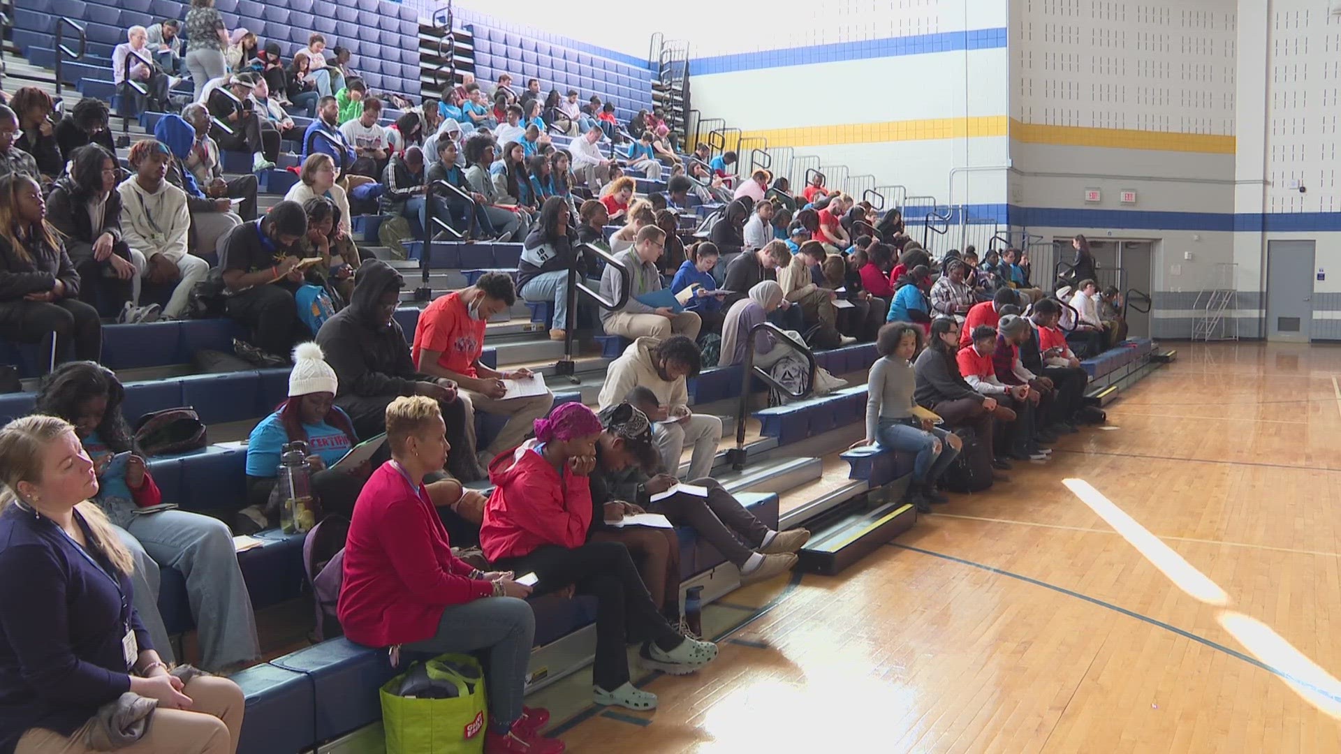 A CMSD civics program is aiming to empower students to stand up against gun violence.