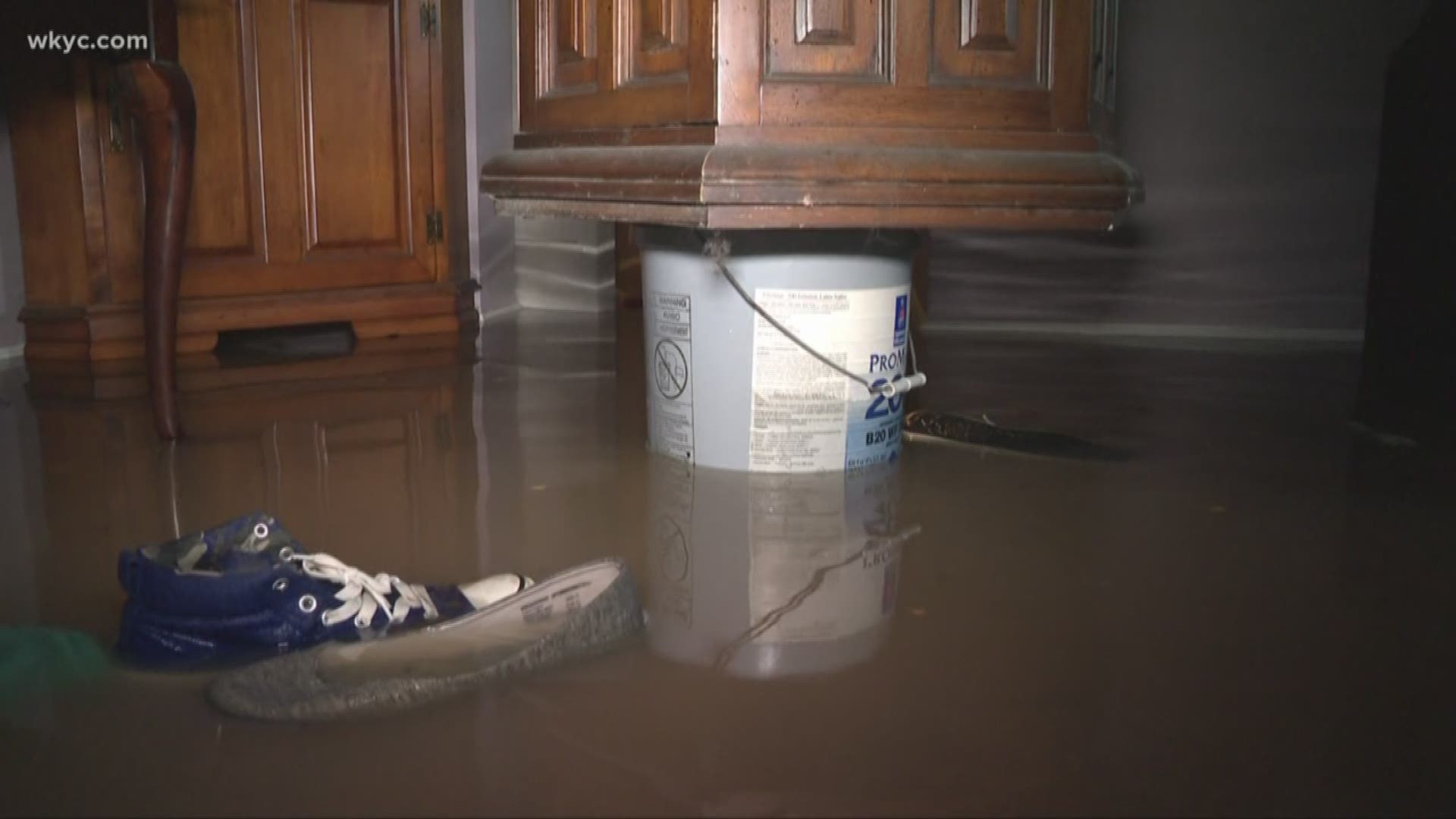 Quick storms rolled through Northeast Ohio on Friday, dumping several inches of rain in parts of our viewing area. Unfortunately for people in Parma and North Royalton, it has meant that their weekends have started by cleaning out flooded houses