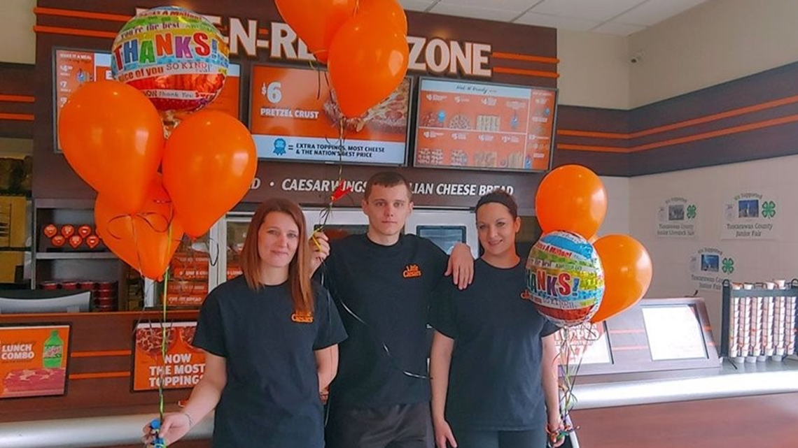 Little Caesars Employee Check Stubs Brave heroics by Little Caesar employees in New Philadelphia save co