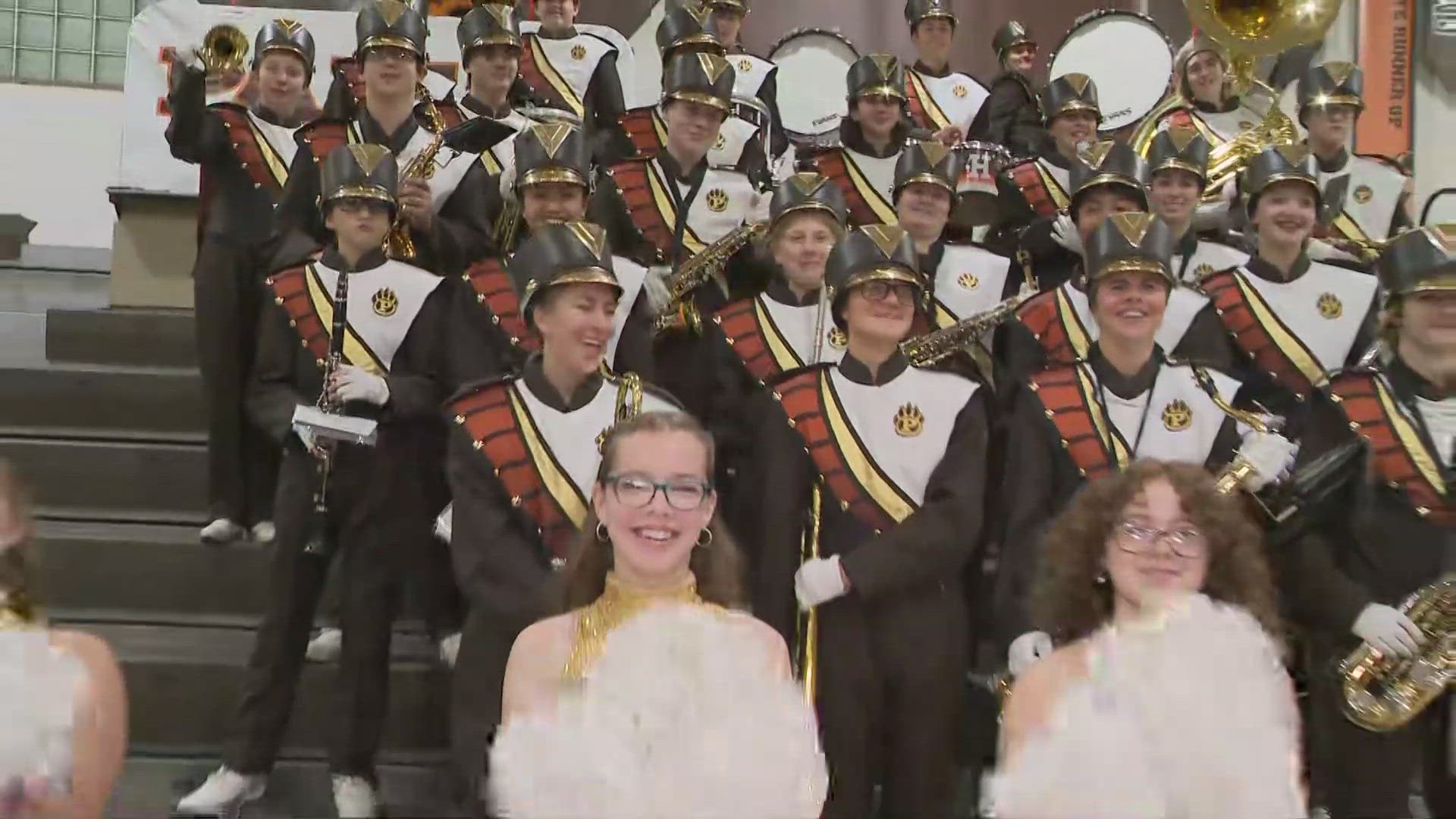 Week 9 of Friday Football Fever Padua High School marching band joins