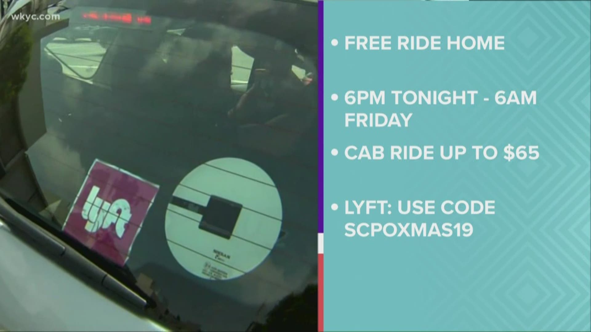Get a free ride home in Summit County with City Yellow Cab and Lyft. The program runs now until Friday at 6:00 a.m.