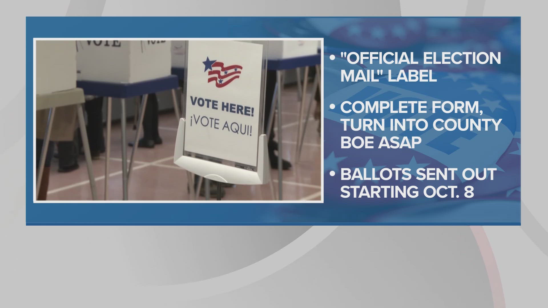 Forms are being mailed to every registered voter in the state, and Secretary Frank LaRose is warning residents to be wary of forms without official election labels.