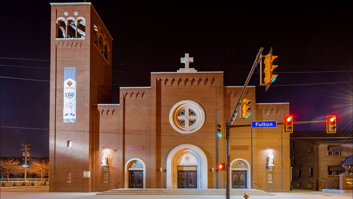 Crews battling fire at Saint Rocco church in Cleveland | wkyc.com