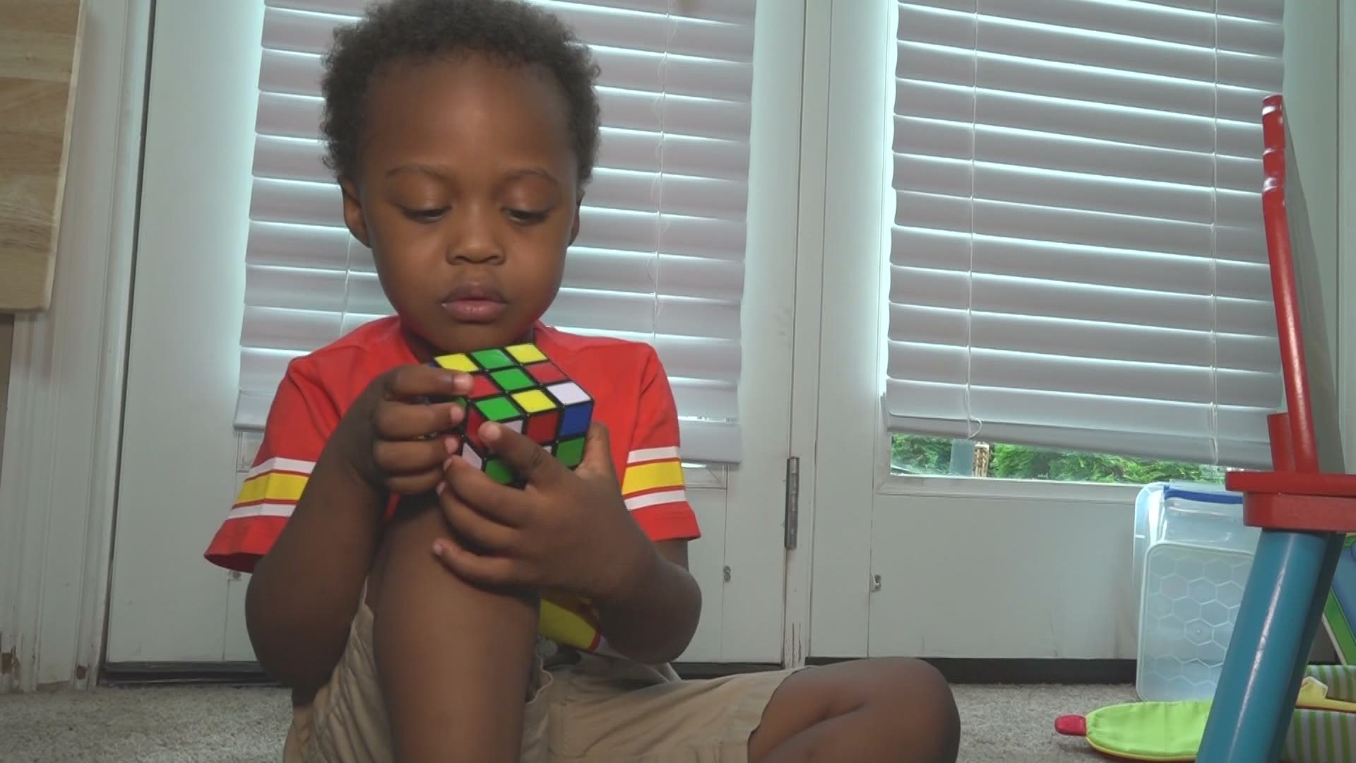 July 15, 2019: Meet 3-year-old Khalil Johnson -- aka boy genius. 'He knows his numbers 1-10 in English, Spanish and Arabic,' his mother, Khadijah says. Since he was a baby she knew he was special. But it was the day he solved the Rubik’s cube that landed him the viral attention. At first, he was just playing with the colors. Khalil's curiosity of the Rubik’s Cube was solved in two minutes.