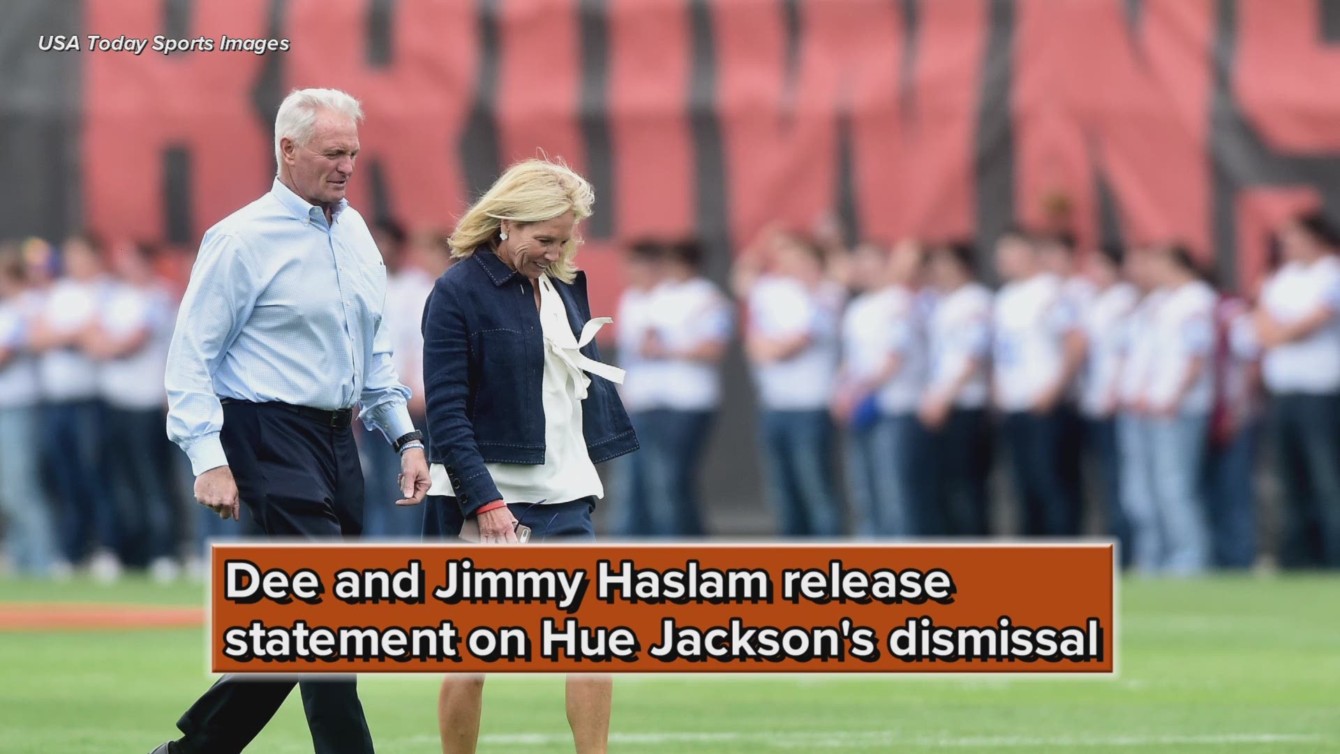 Jimmy and Dee Haslam owners of the Cleveland Browns pose for a photo  News Photo - Getty Images