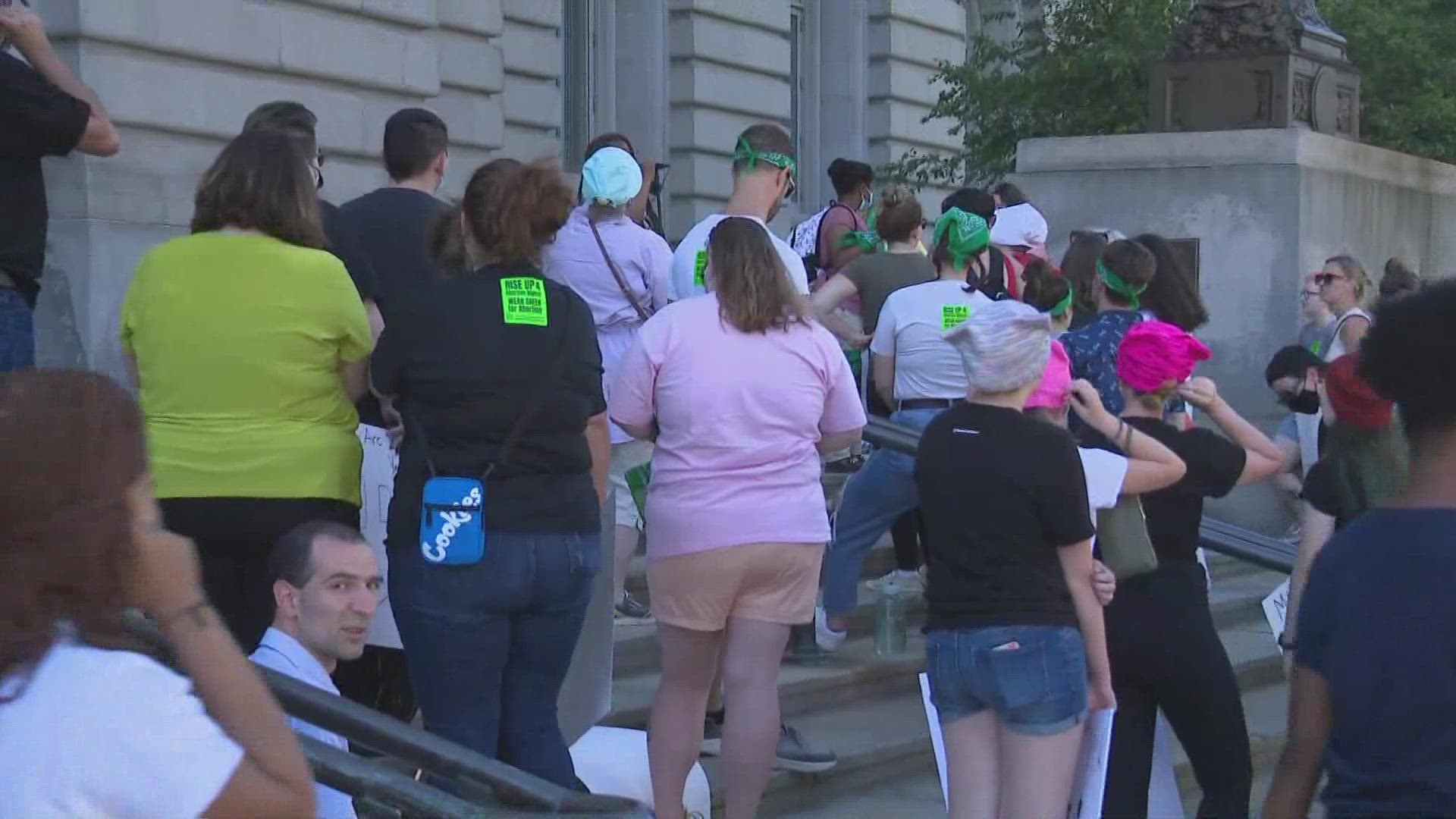 Advocates for abortion rights are scheduled to gather in Downtown Cleveland next to City Hall.