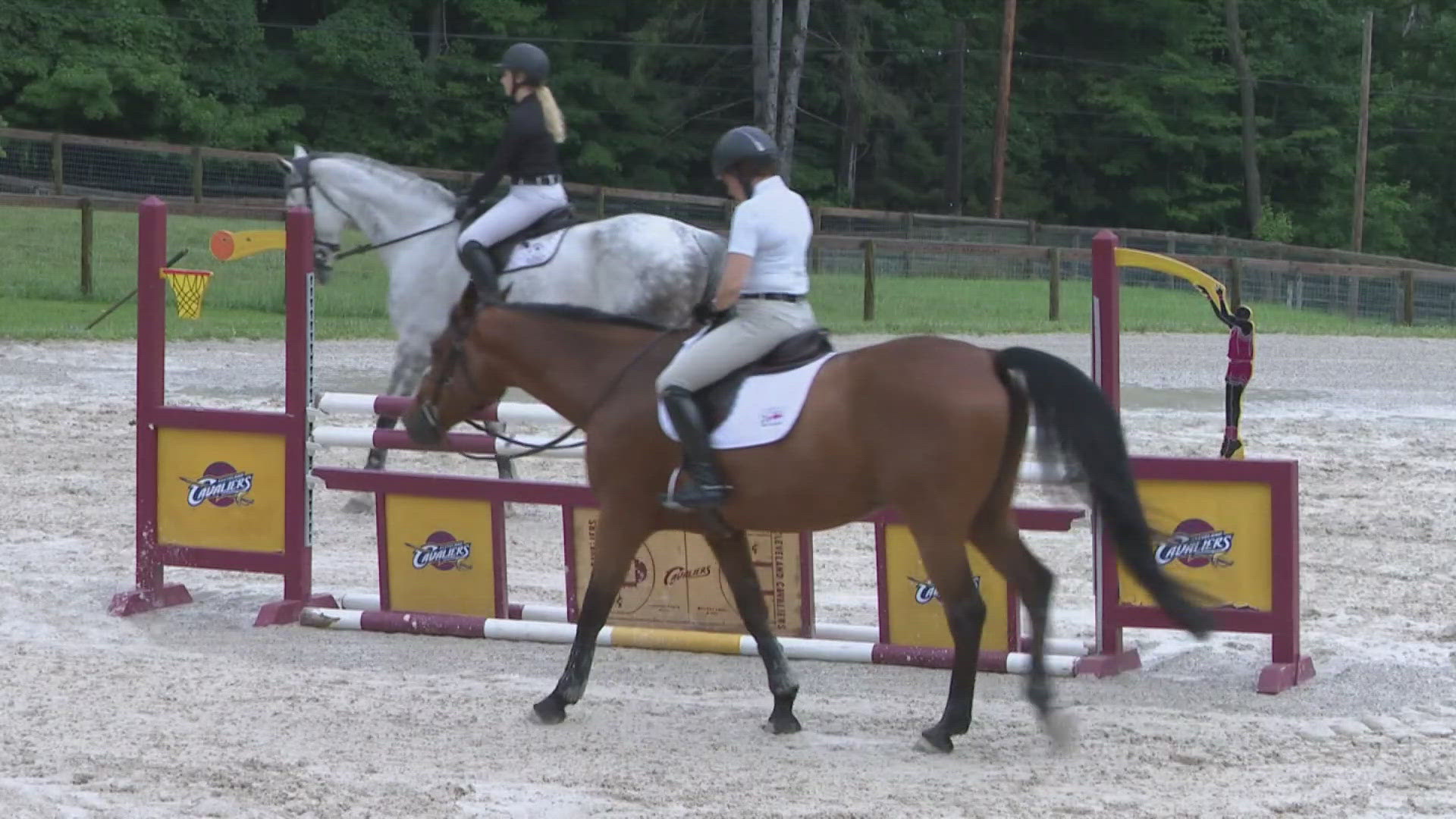 Riders and horses compete together in the three Equestrian disciplines at the Olympics, but did you know you can train in show jumping in Northeast Ohio?