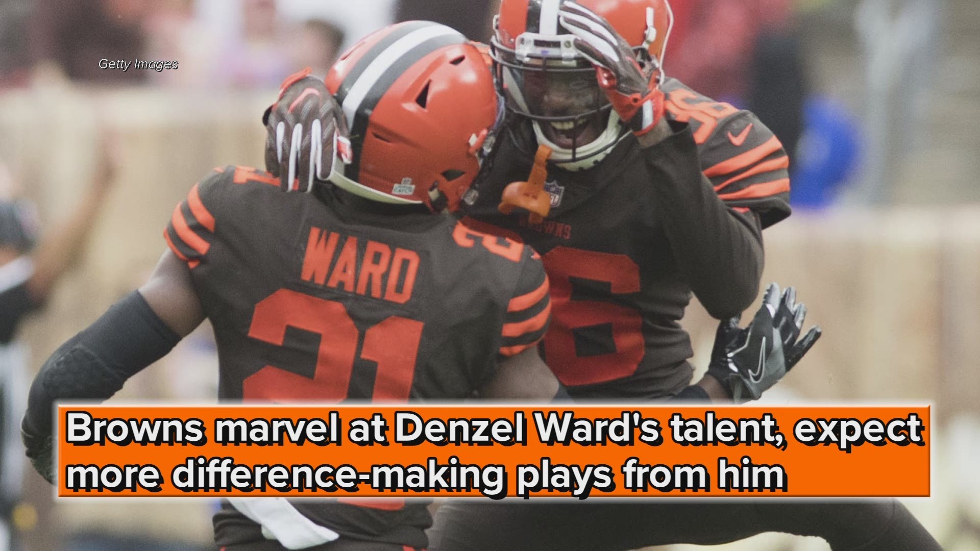 Cleveland Browns marvel at Denzel Ward's talent, expect more difference-making plays from him