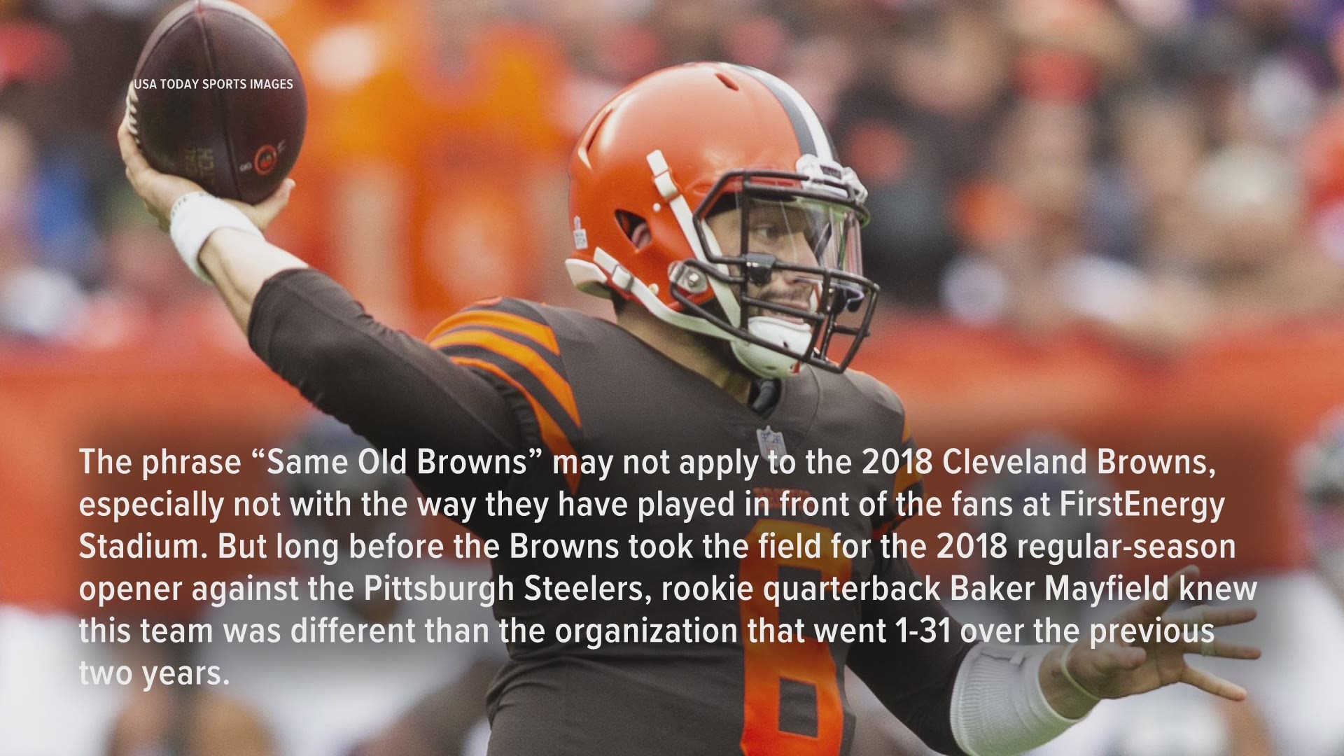 Browns could benefit from Baker Mayfield starting again