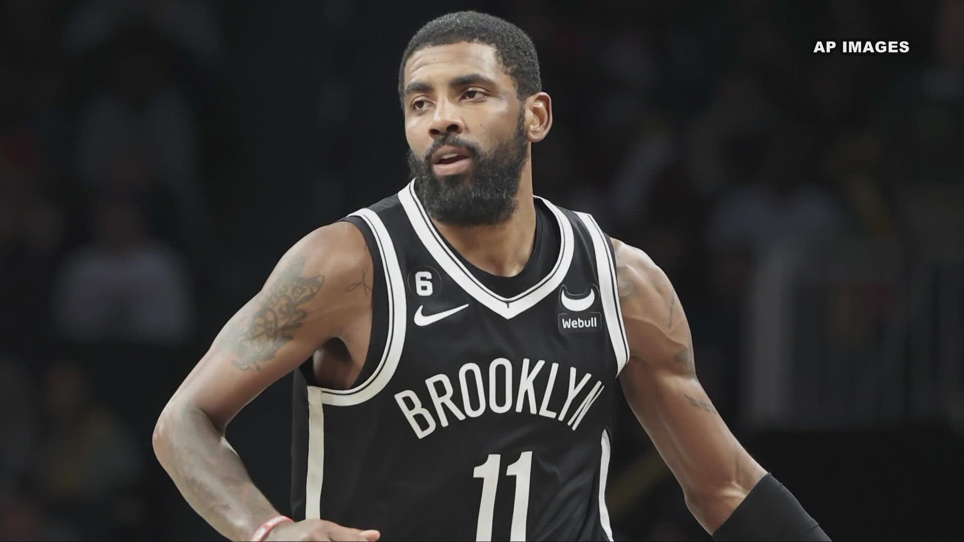 After Irving refused to apologize for sharing an antisemitic work on his Twitter feed, the team said he is is 'unfit to be associated with the Brooklyn Nets.'