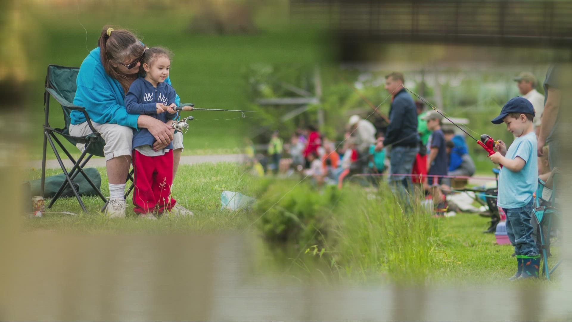 A well-stocked Ohio and Erie Canal awaits anglers of all ages.